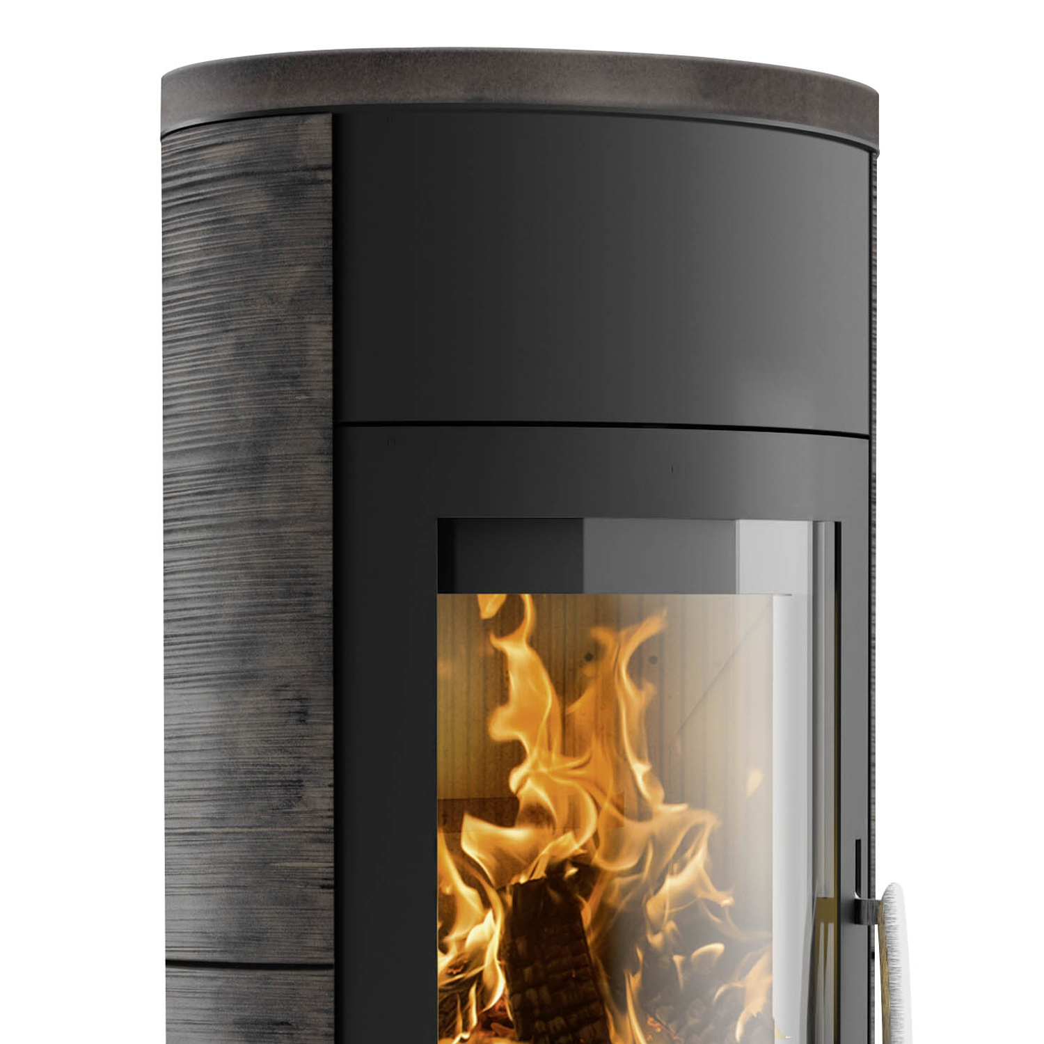 Oranier Polar W+ 2.0 Poêle à bois Acier Noir / Céramique Namib