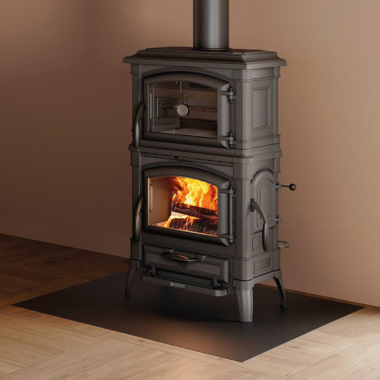 La Nordica Isetta Forno Poele a bois avec four integre