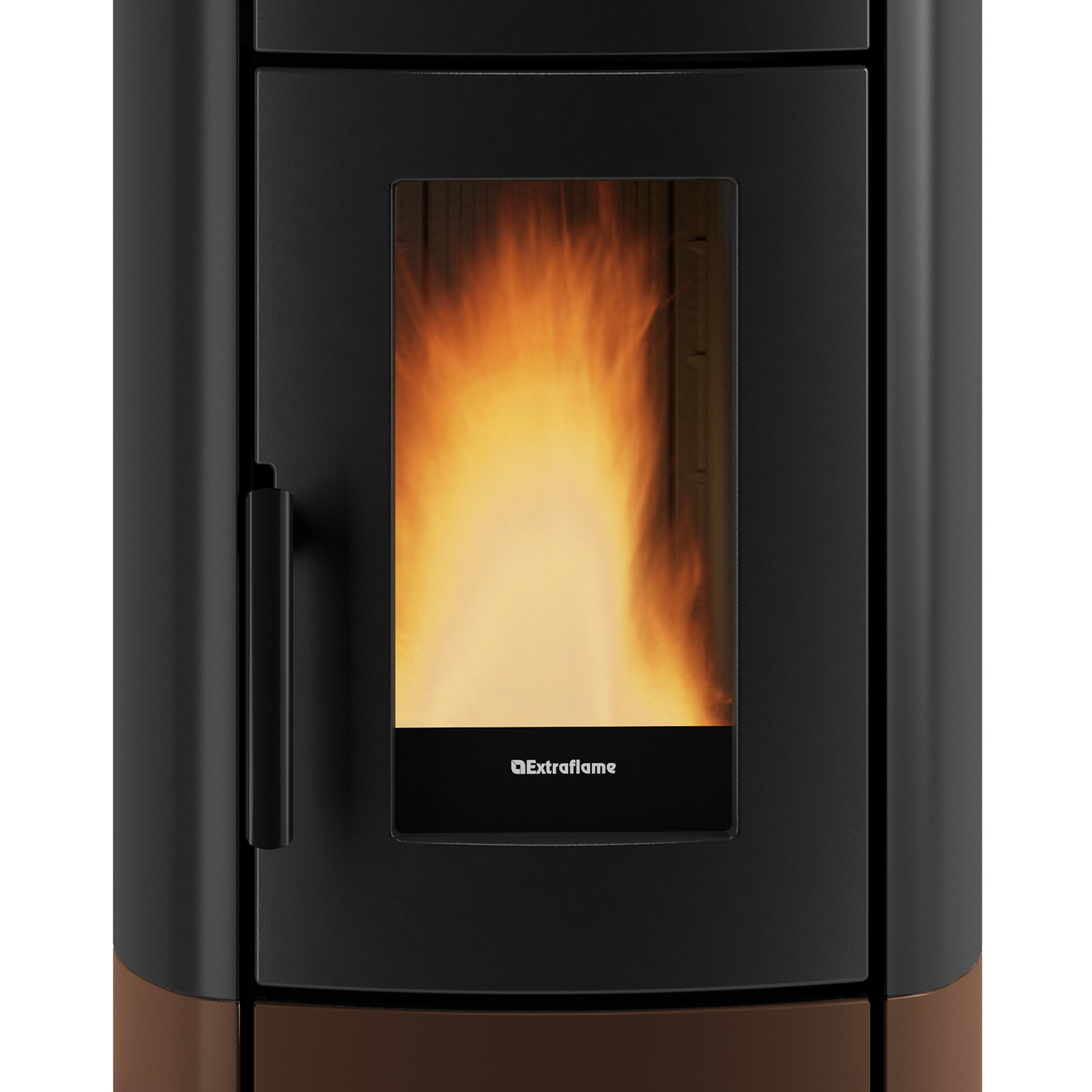 Extraflame Evolution Line Noris Plus poêle à granulés acier bronze