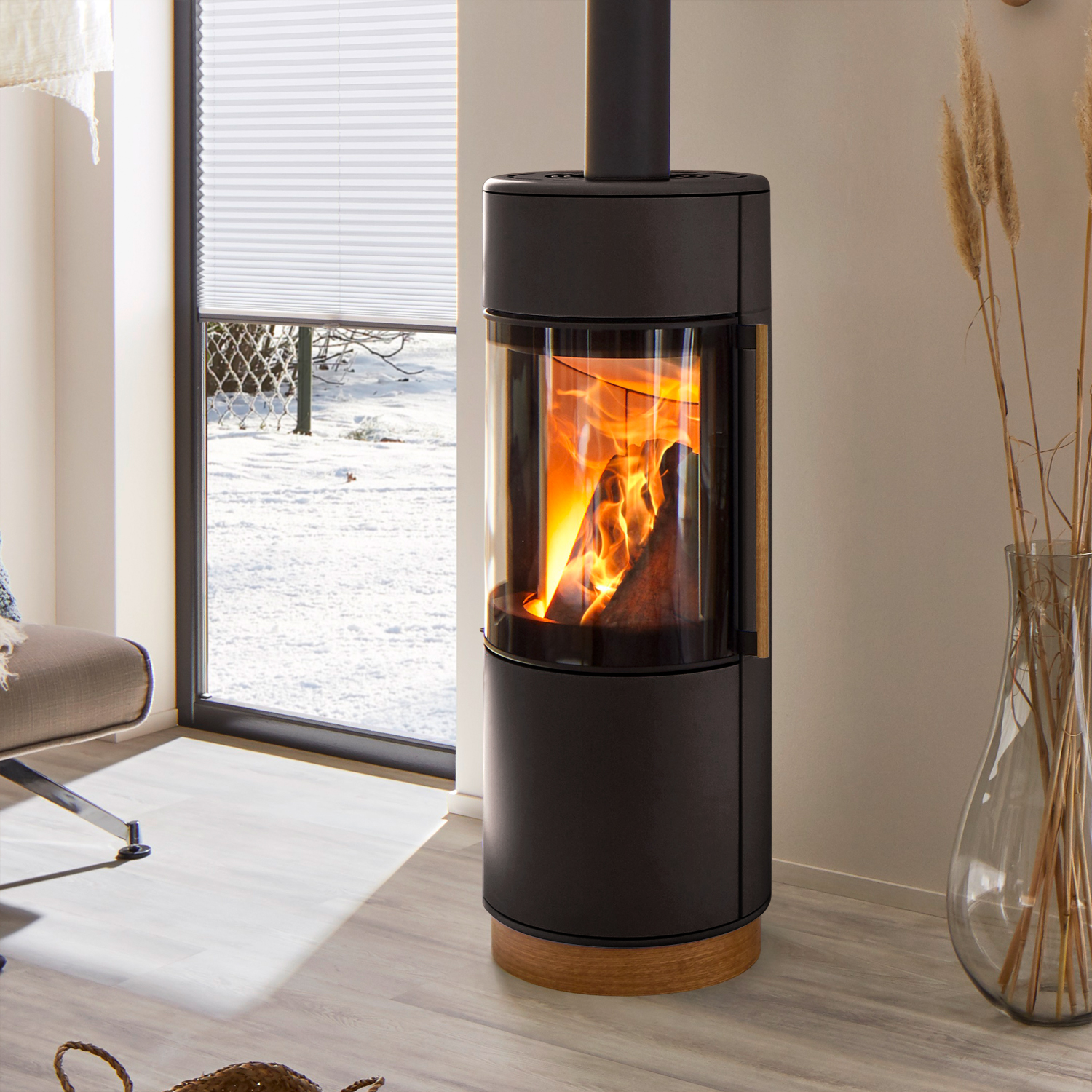Spartherm Passo XS style poêle à bois Nero