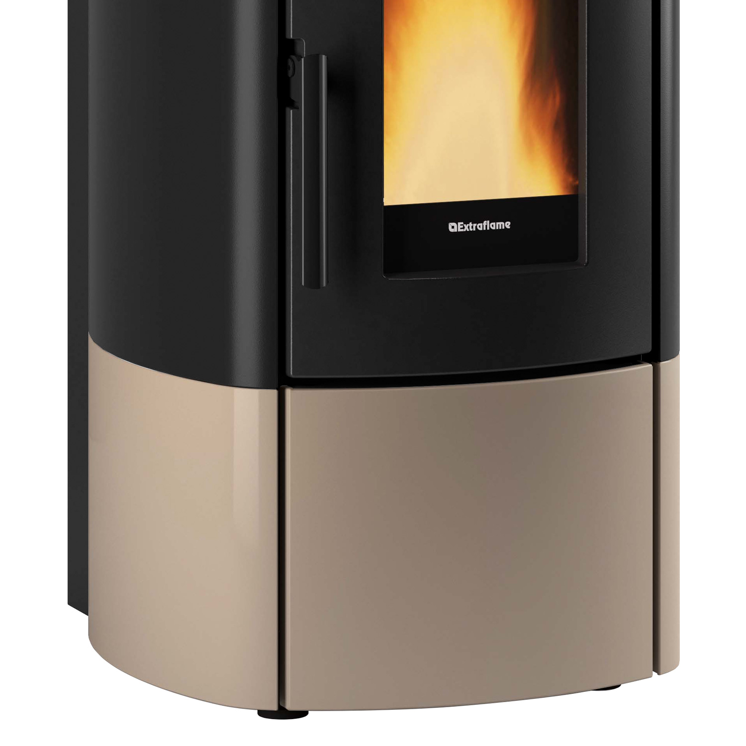 Extraflame Evolution Line Noris poêle à granulés acier gris tourterelle