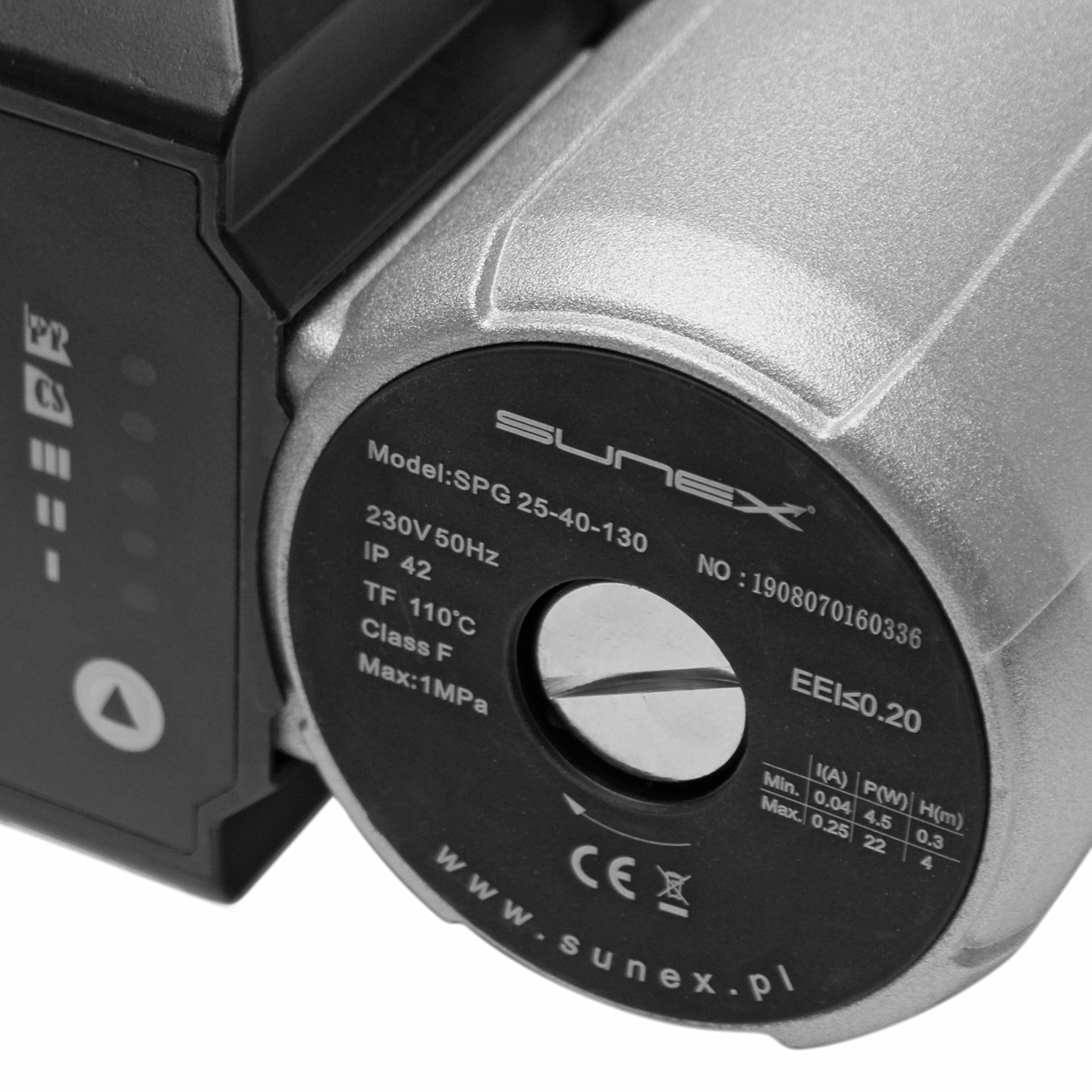Sunex Pompe de circulation SPG 25-40-130