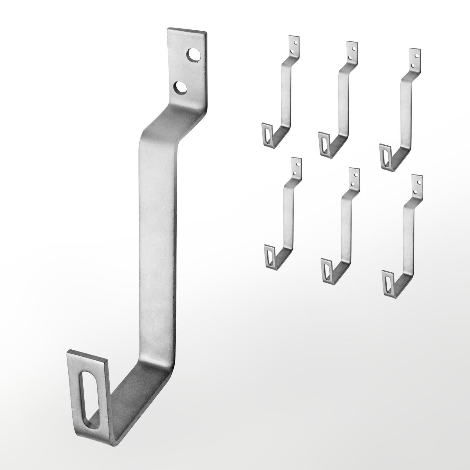Ensemble de crochets de toit en acier inoxydable Biberschwanz 6