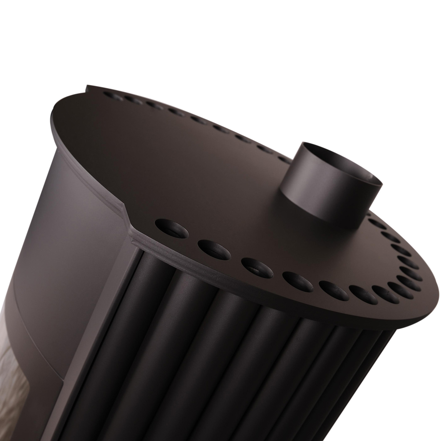 Poêle à air chaud Masterflamme Grande I Noir