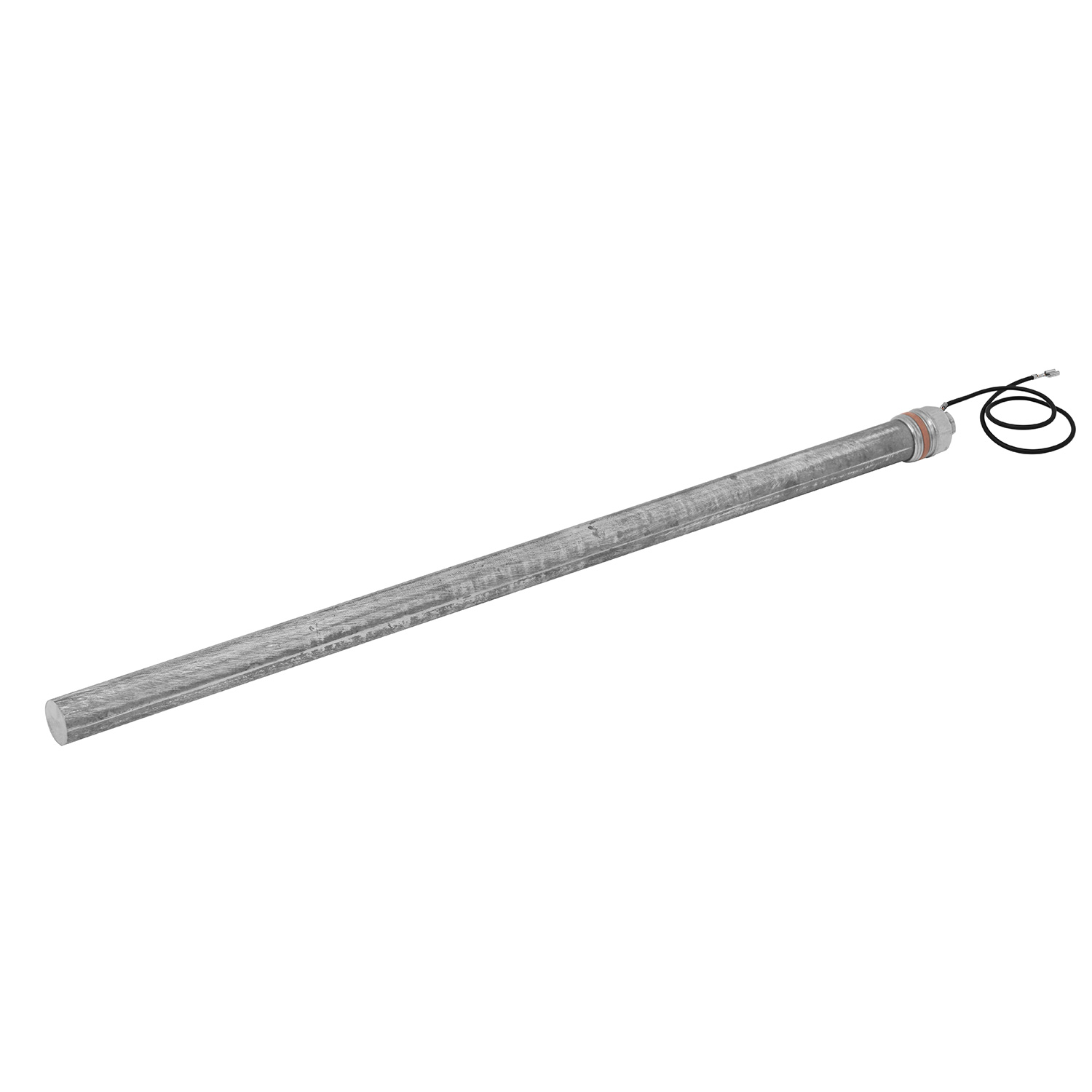 Anode en magnésium 500 mm, 3/4 pouce pour réservoirs d'eau sanitaire et réservoirs combinés, avec câble de masse. Anode en magnésium 500 mm, 3/4 pouce pour réservoirs d'eau sanitaire et réservoirs combinés, avec câble de masse.