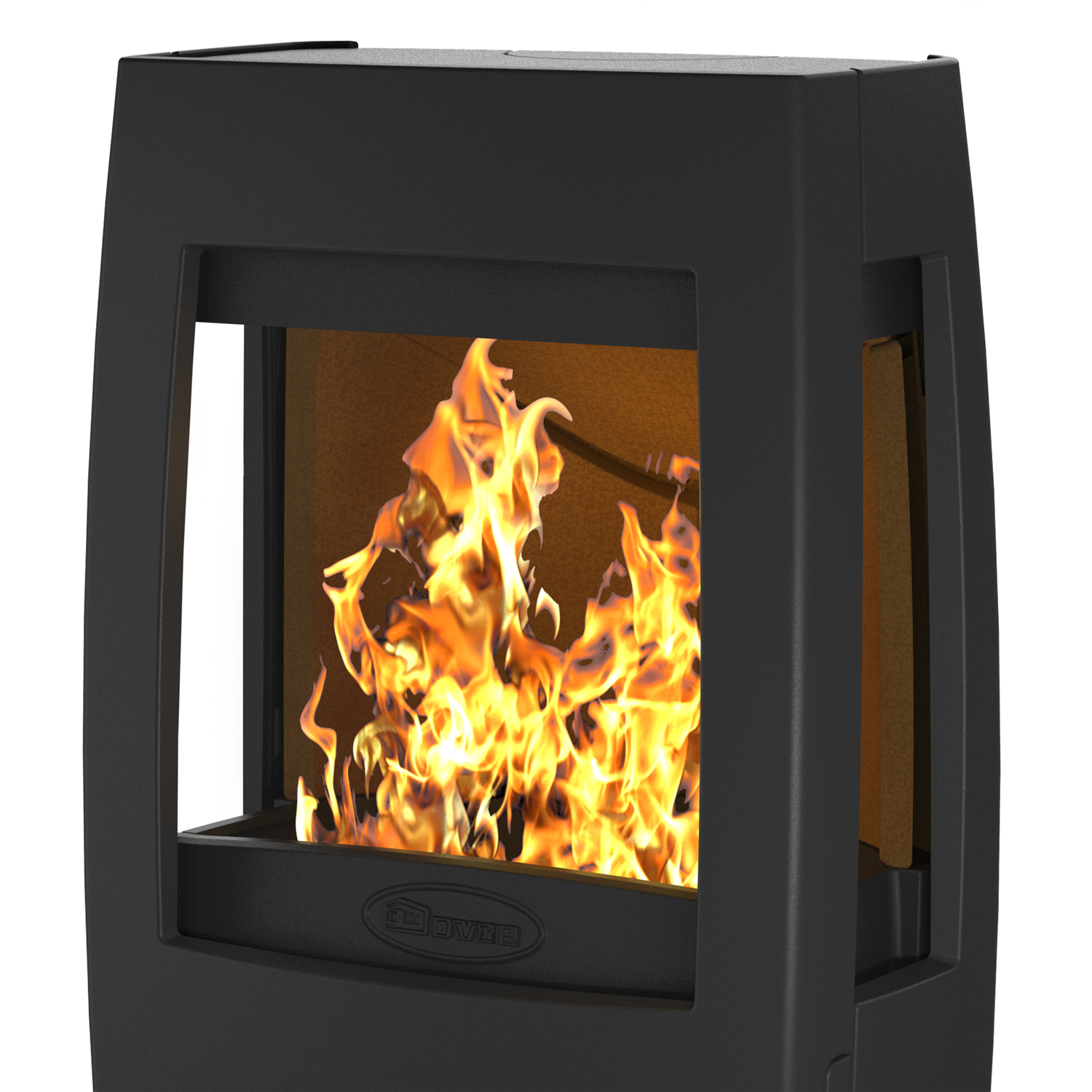 Poêle à bois Dovre Sense 203 en fonte noire