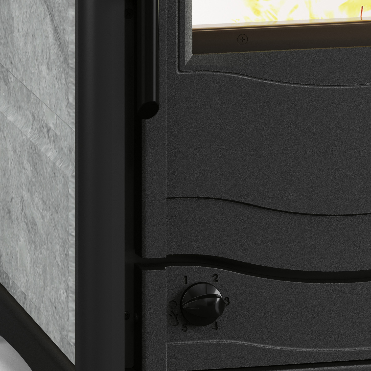 La Nordica Termorossella Plus EVO DSA 16 poêle à bois bouilleur pierre ollaire