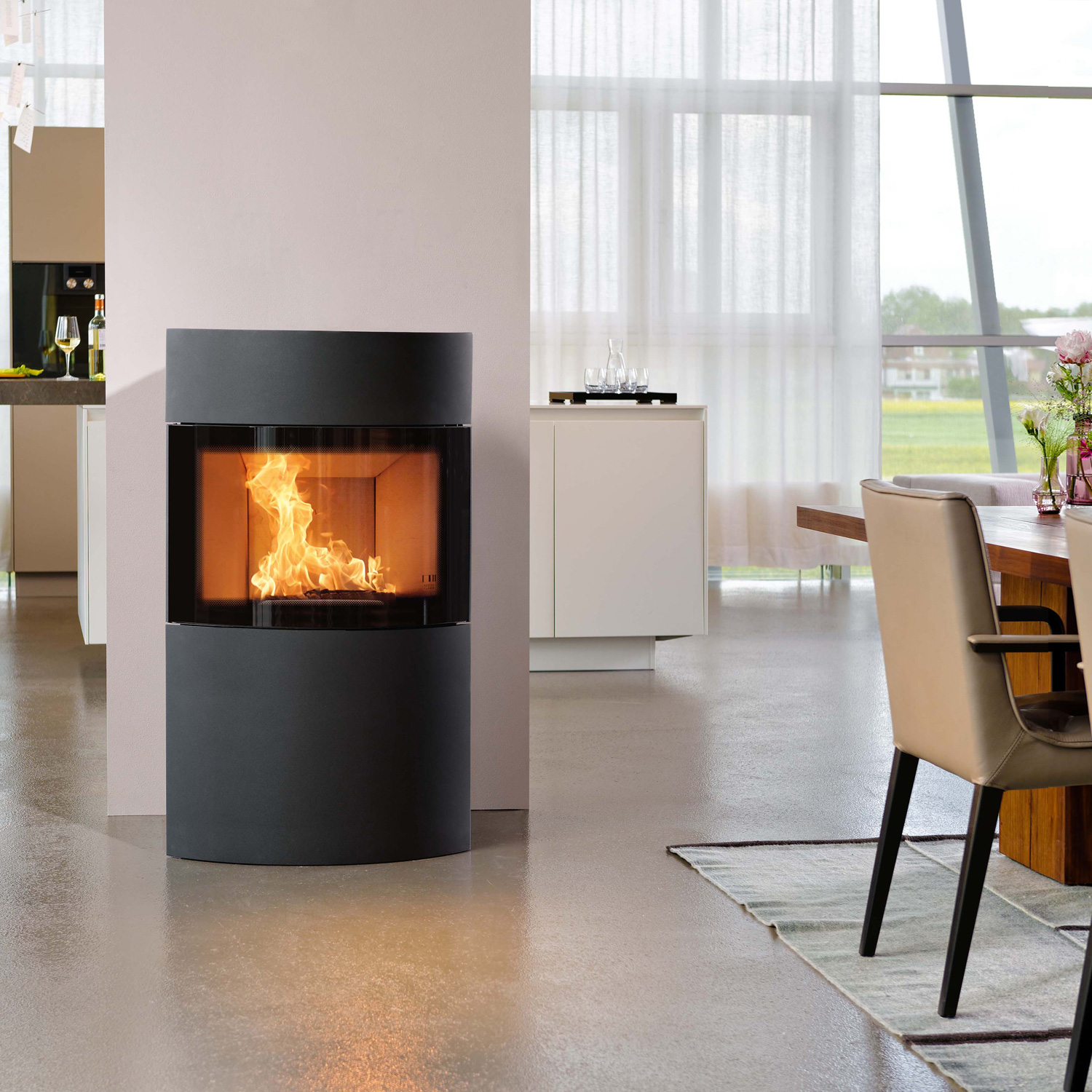 Austroflamm Fynn Xtra 2.0 Poêle à bois Acier Noir