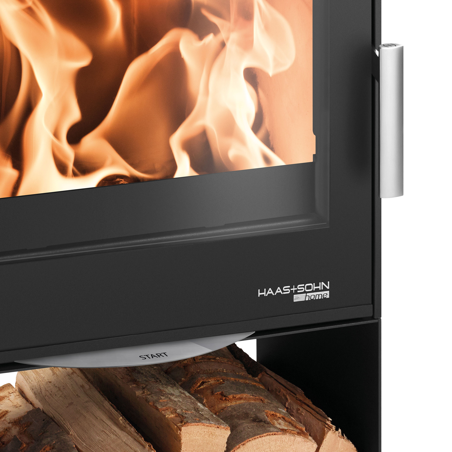 Haas+Sohn London-II easy Poêle à bois Anthracite