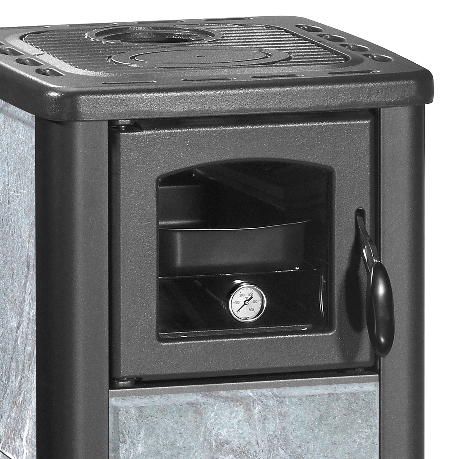 Wamsler Romantik-B II cuisinière à bois pierre naturelle