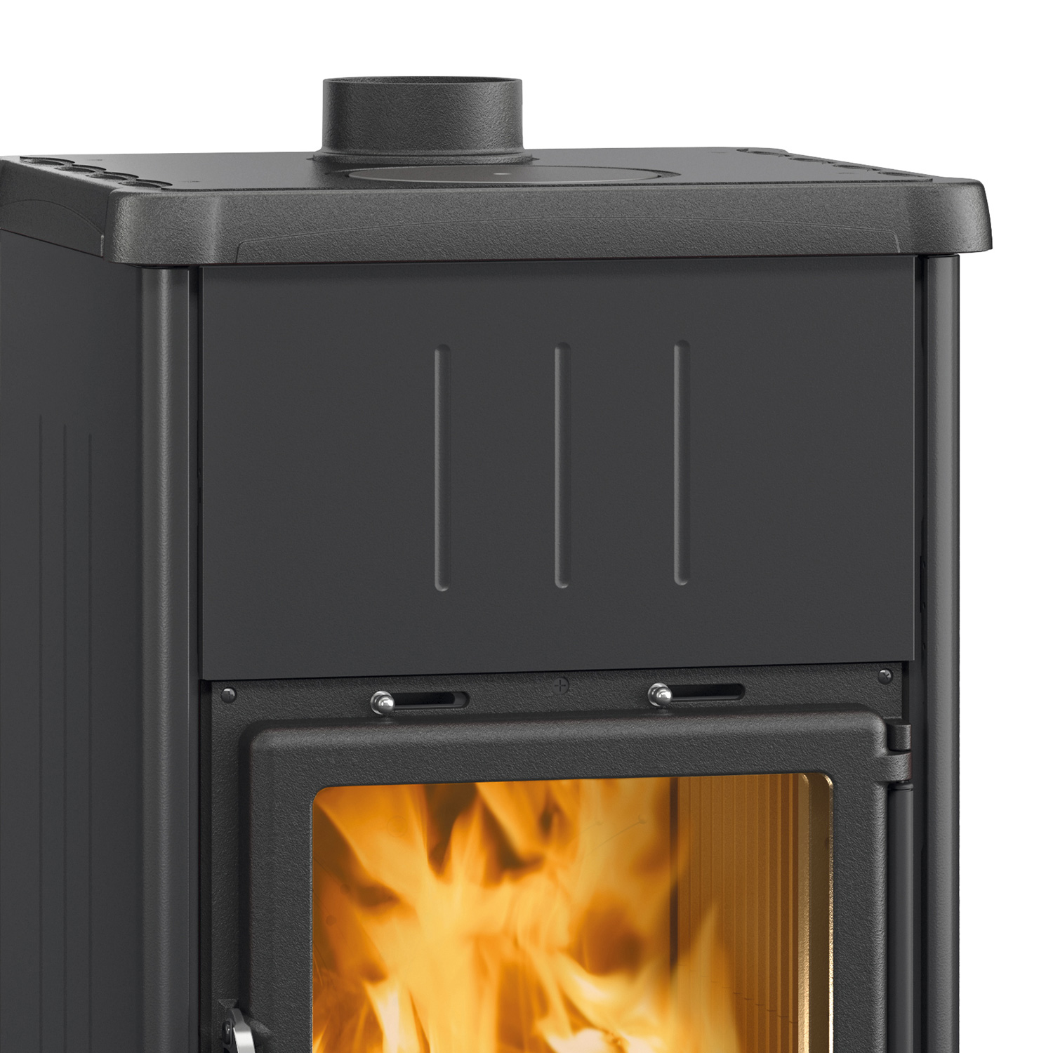 La Nordica Fedora Poêle à bois Acier Noir-Anthracite