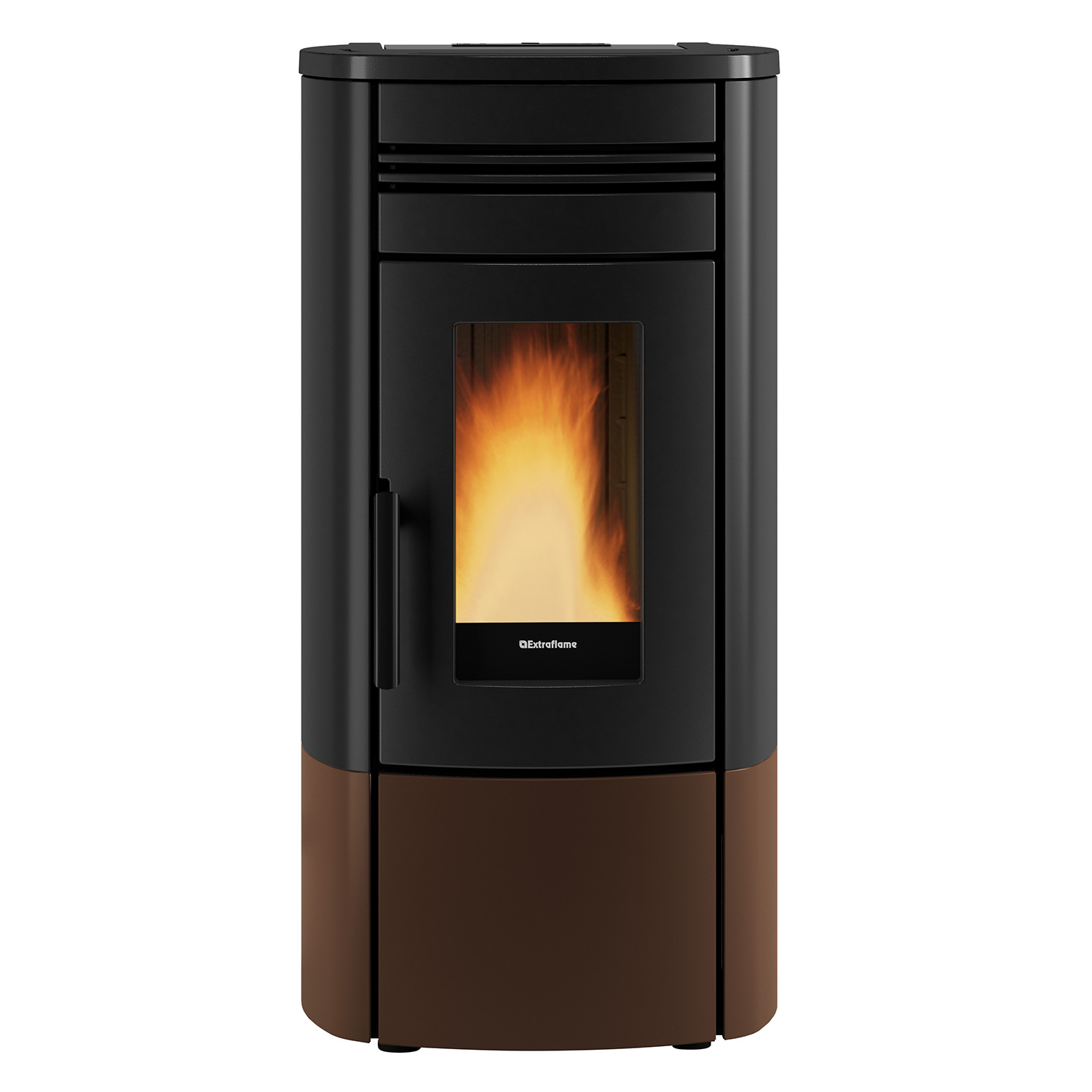 Extraflame Evolution Line Noris Plus poêle à granulés acier bronze