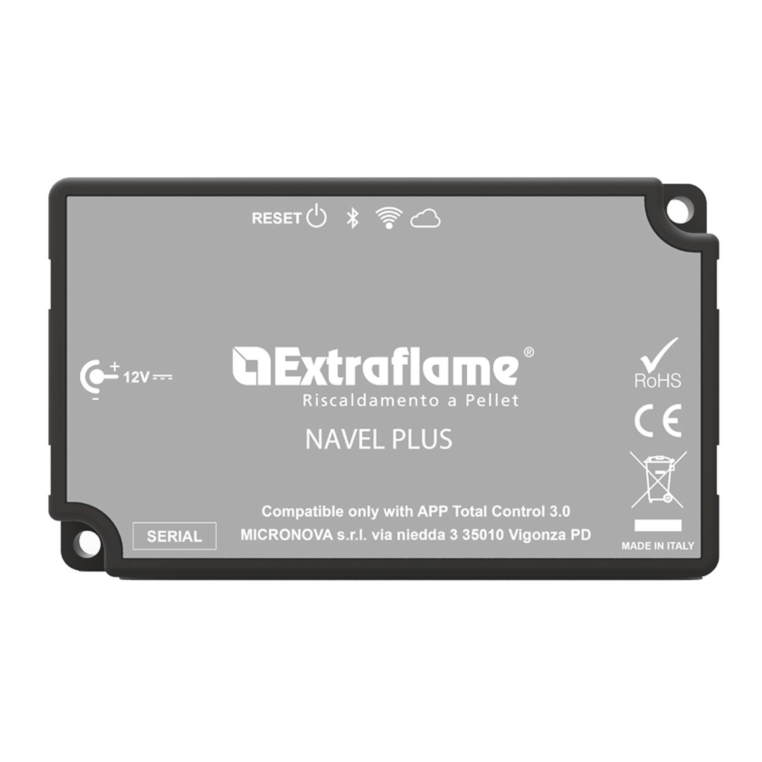 Module WiFi Extraflame 2022 Gris pour Total Control 3.0 Module WiFi Extraflame 2022 Gris pour Total Control 3.0