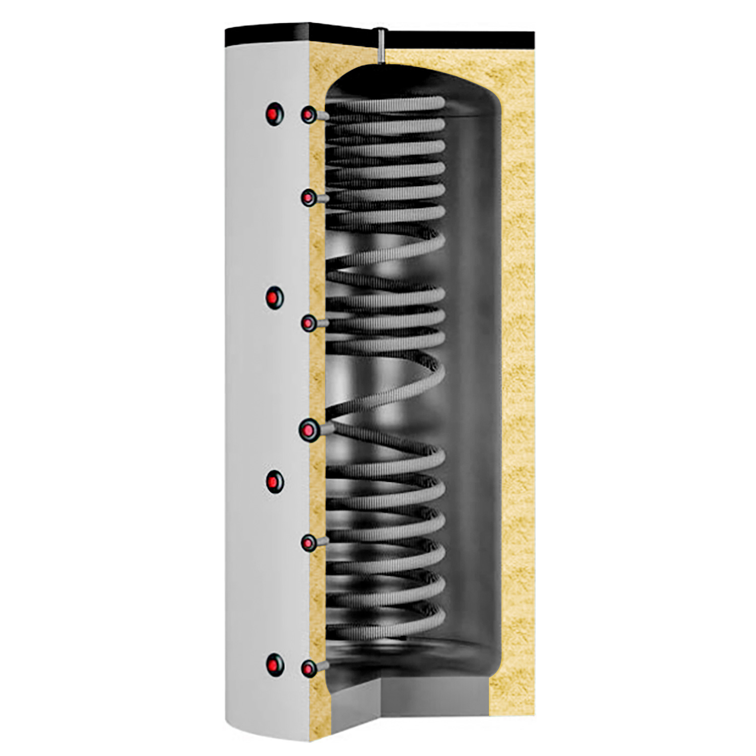 Réservoir tampon hygiénique Termoventiler Laddotank HSK 1 800 (803 litres)