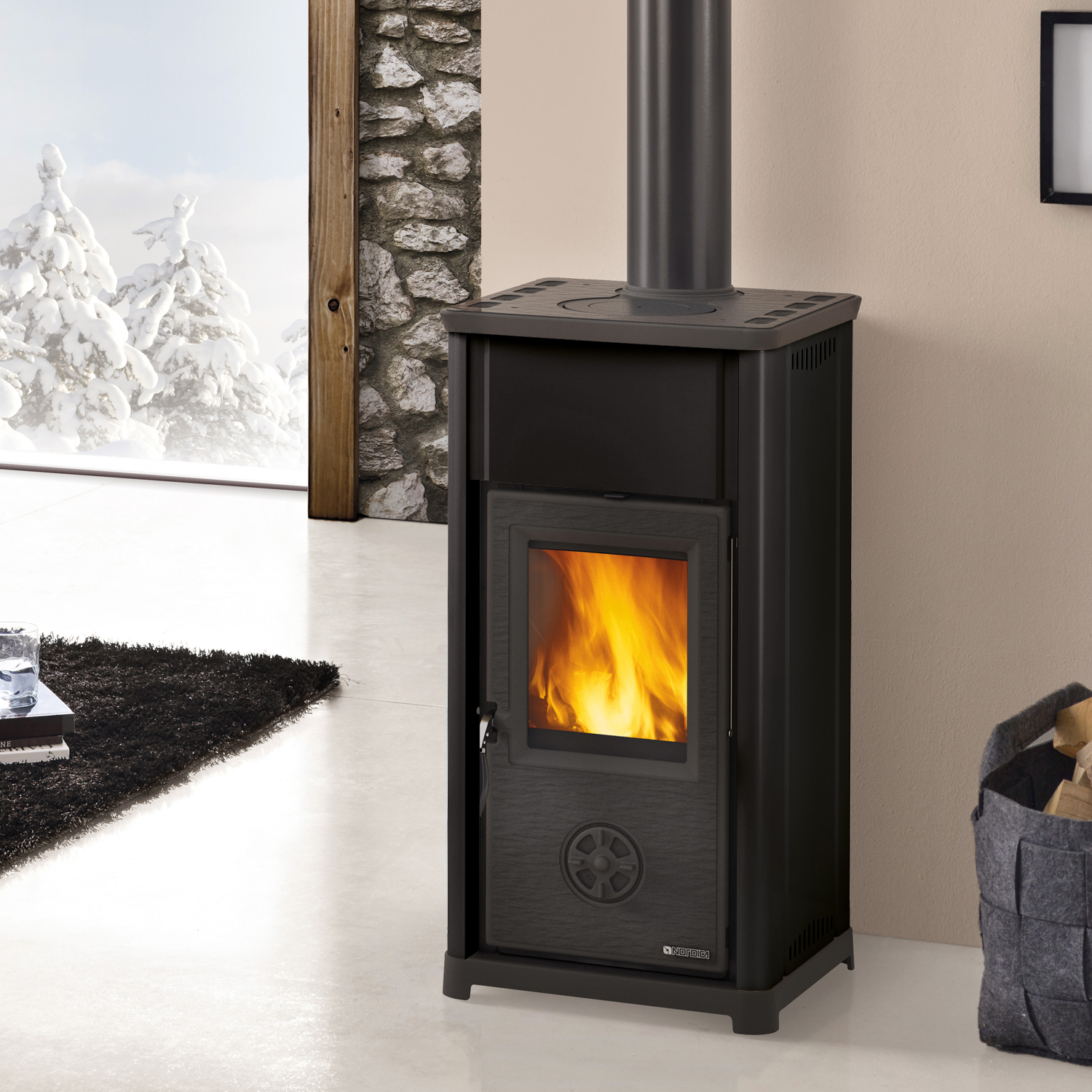 La Nordica Tea 5.0 Poêle à bois Anthracite