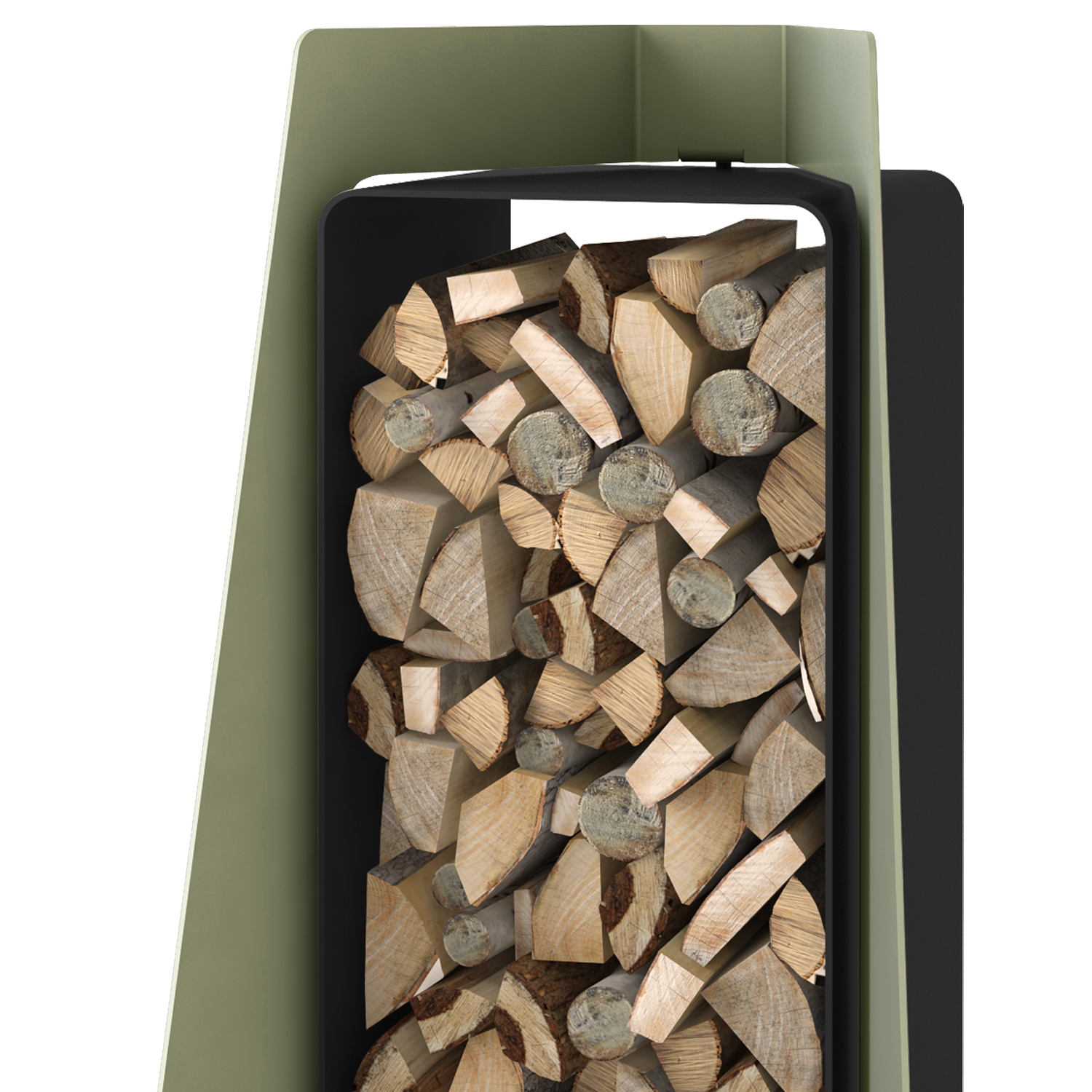 HS Flamingo Deluxe 3 étagères en bois Olive