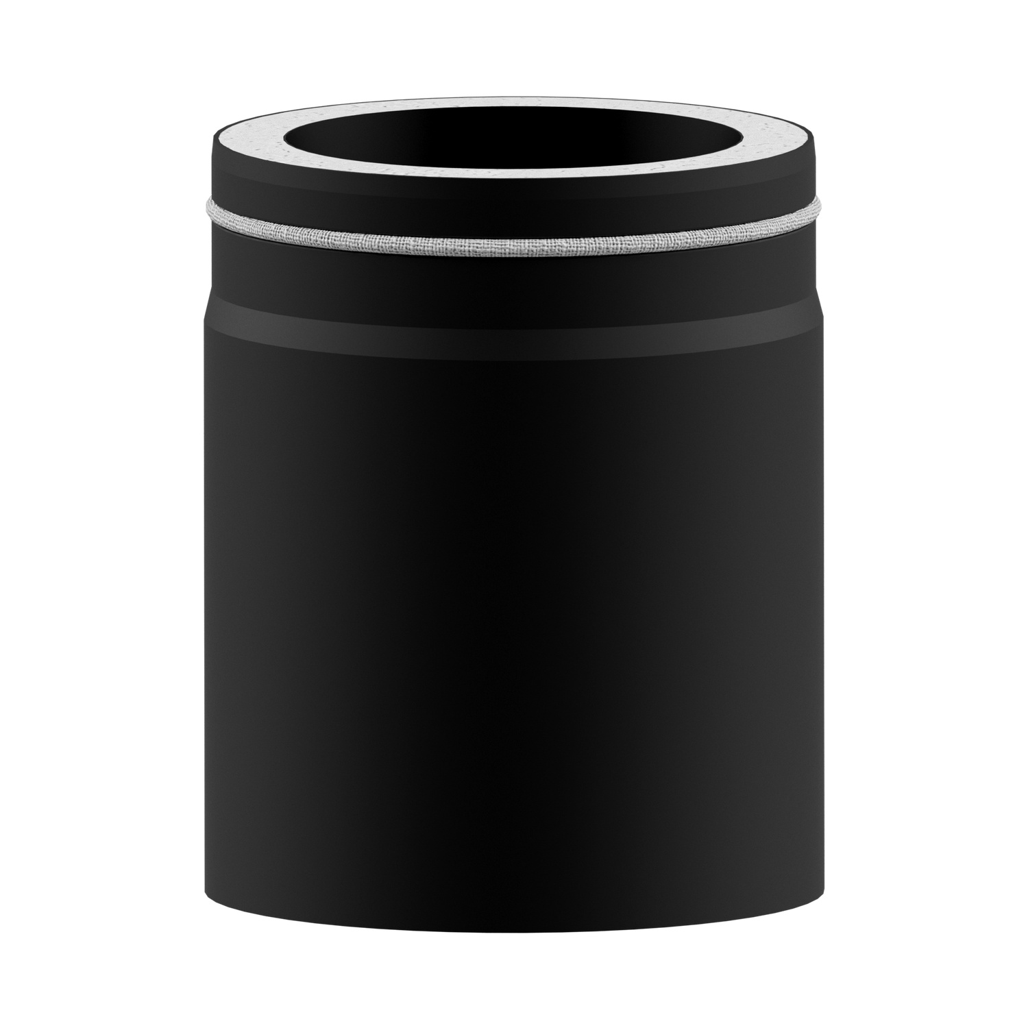 Raik Lifestyle DUO élément de longueur 180mm noir L: 250mm pour tuyau de fumée / conduit de fumée