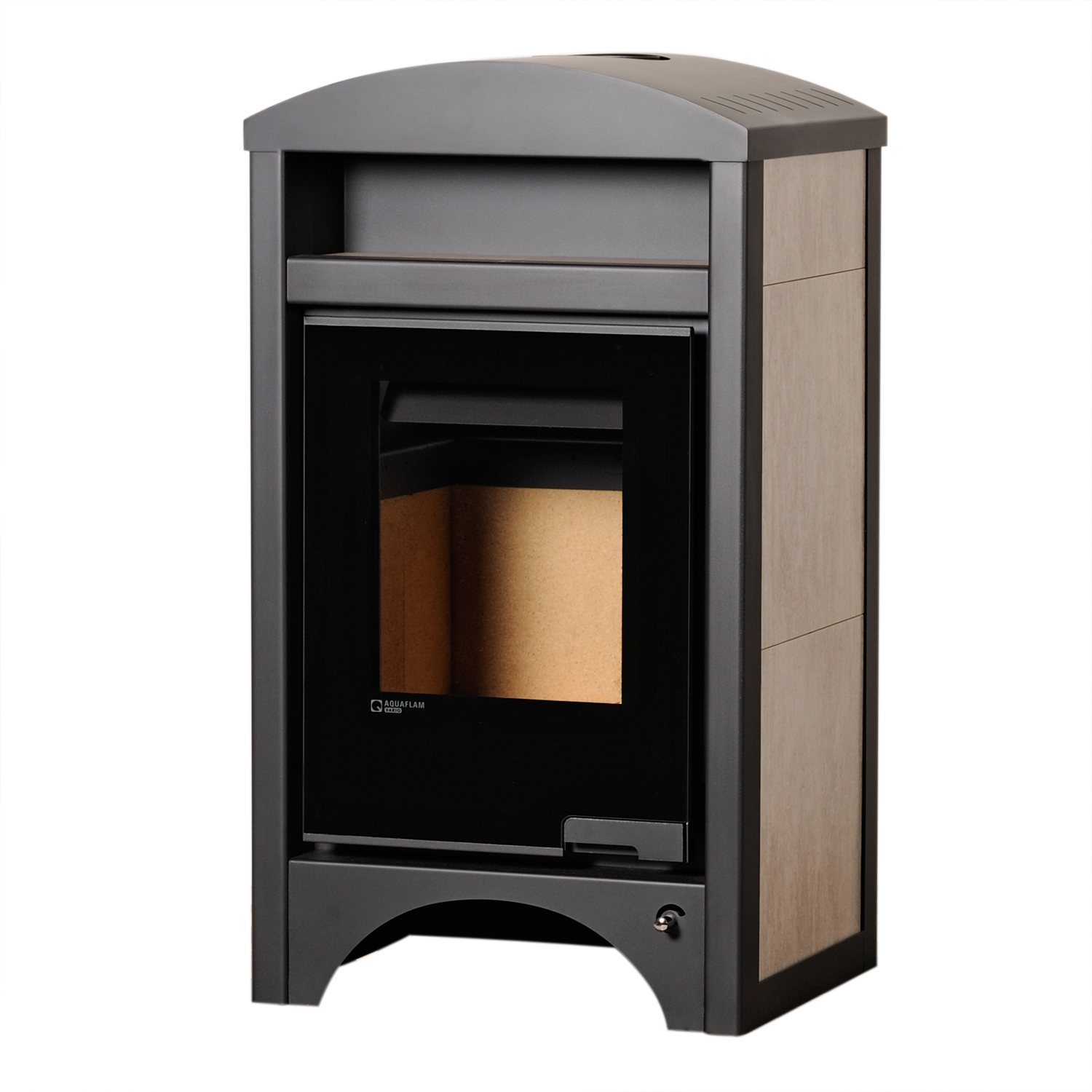 Aquaflam Vario Barma Manuel Poêle à bois avec échangeur thermique White Oak 11/5 kW