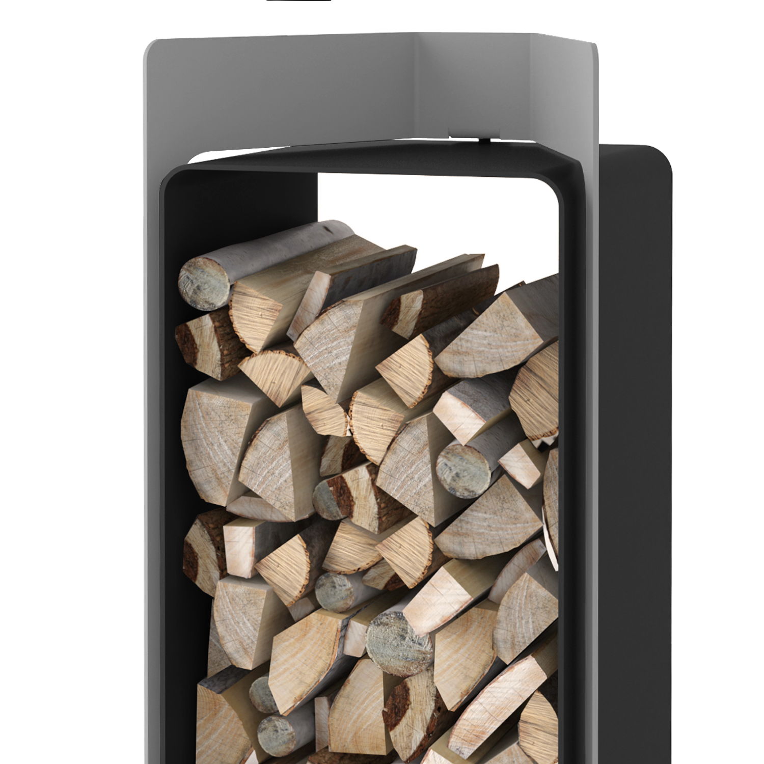 HS Flamingo Deluxe 4 Étagère en bois Gris