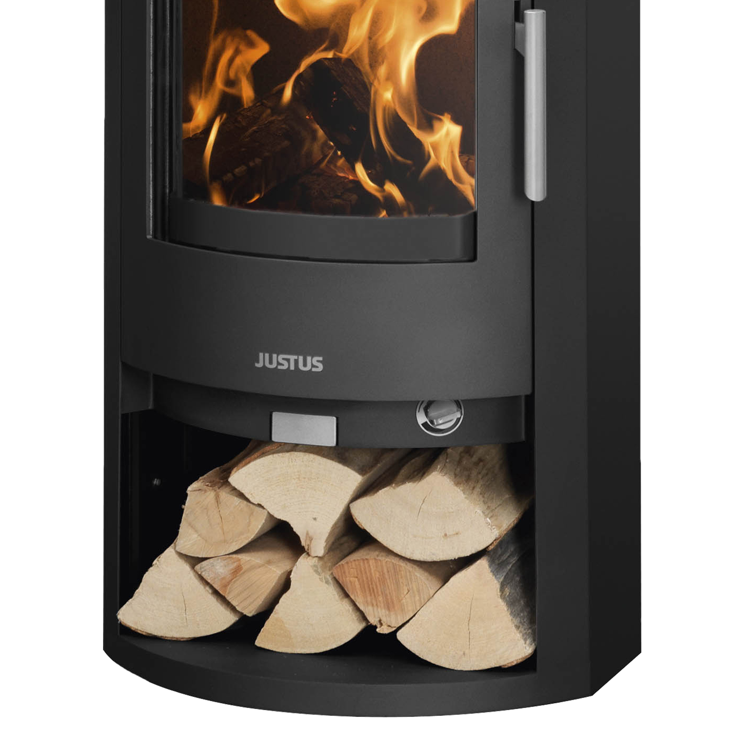 Justus Baltrum 5 D 2.0 Poêle à bois Acier Noir