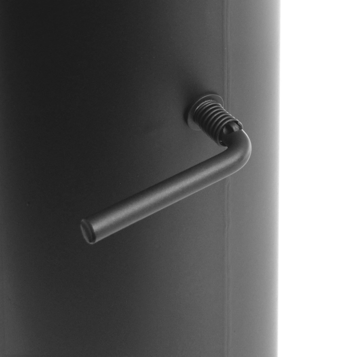 Raik Basic Régulation de tirage 130mm gris fonte L: 1000mm pour tuyau de fumée / conduit de fumée