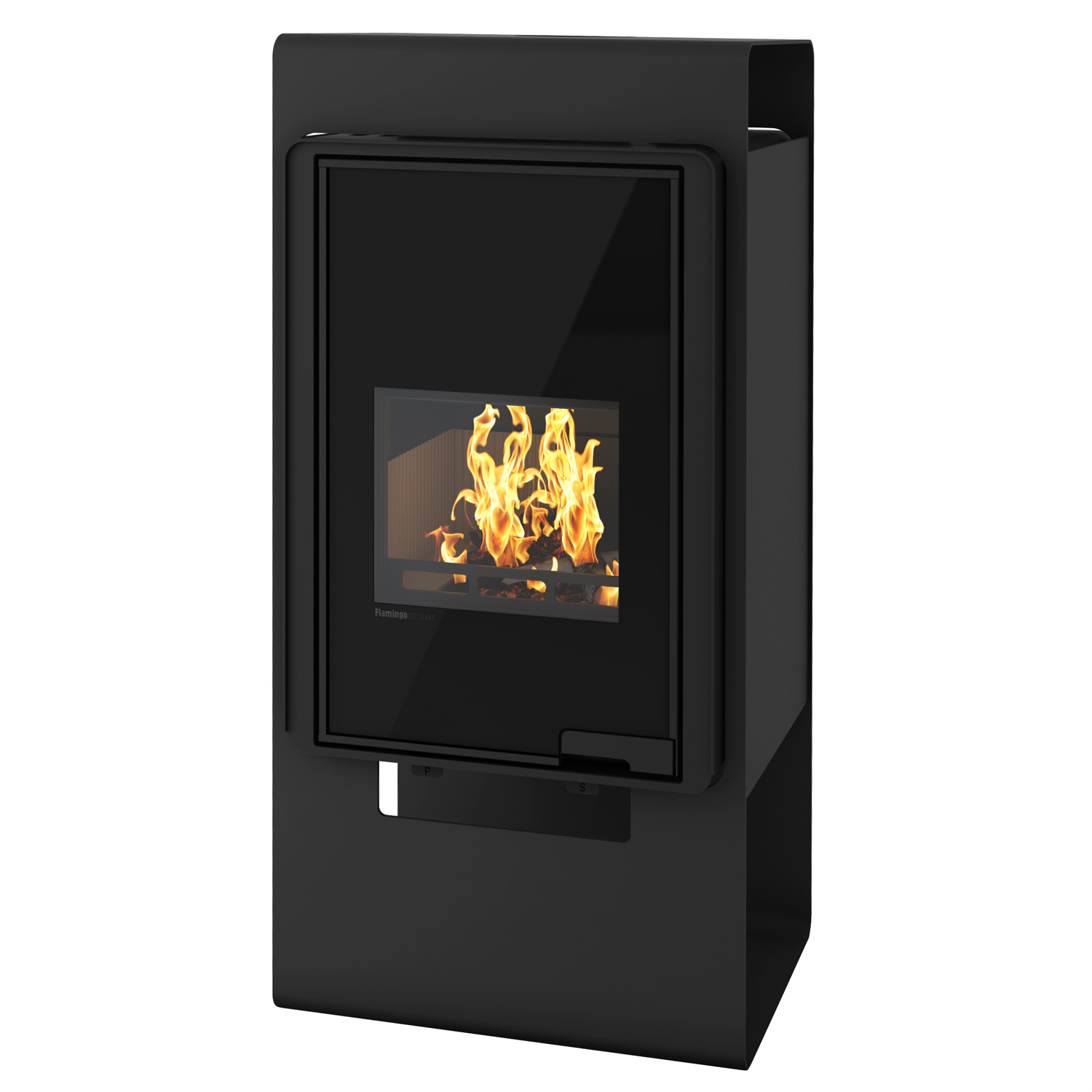 Poêle à bois HS Flamingo Deluxe Singa Noir