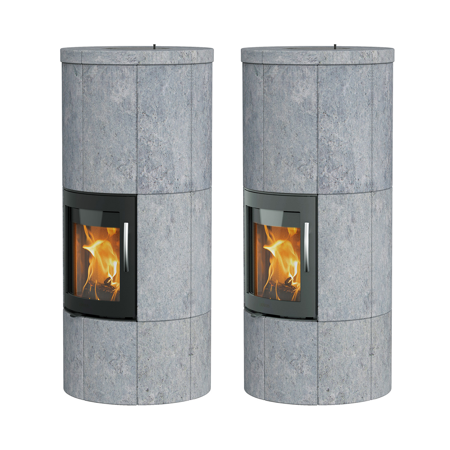 Lotus M Basic Poêle à bois Gris Pierre ollaire, RR dessus Lotus M Basic Poêle à bois Gris Pierre ollaire, RR dessus