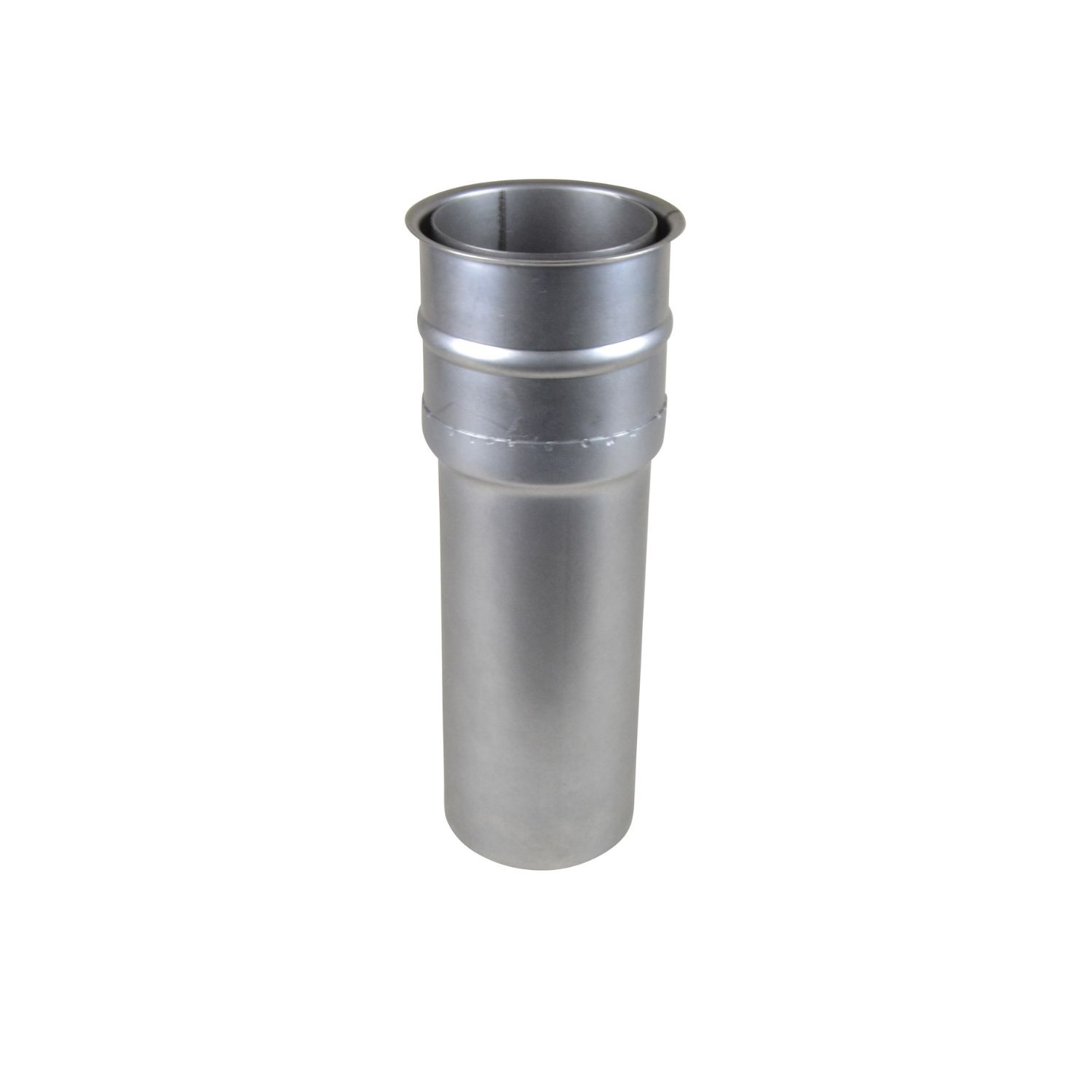 Raik Tuyau de Fumée / Tuyau de Poêle 120mm - Doublure à Double Paroi avec Rallonge 400mm non revêtue