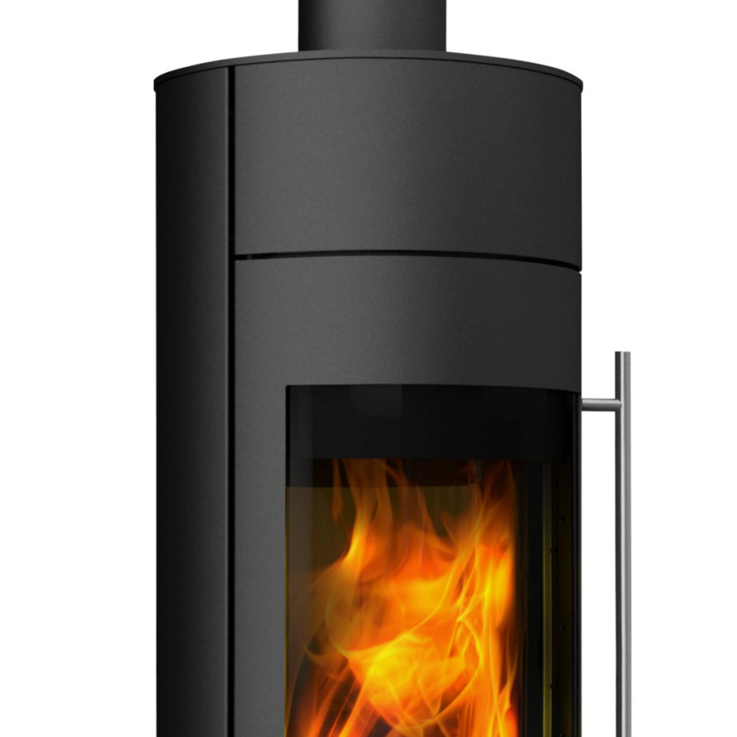 Olsberg Tipas PowerBloc! Poêle à bois compact en acier noir