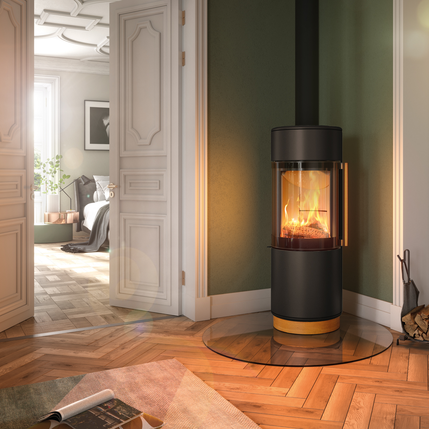Spartherm Passo XS style RLU poêle à bois Nero