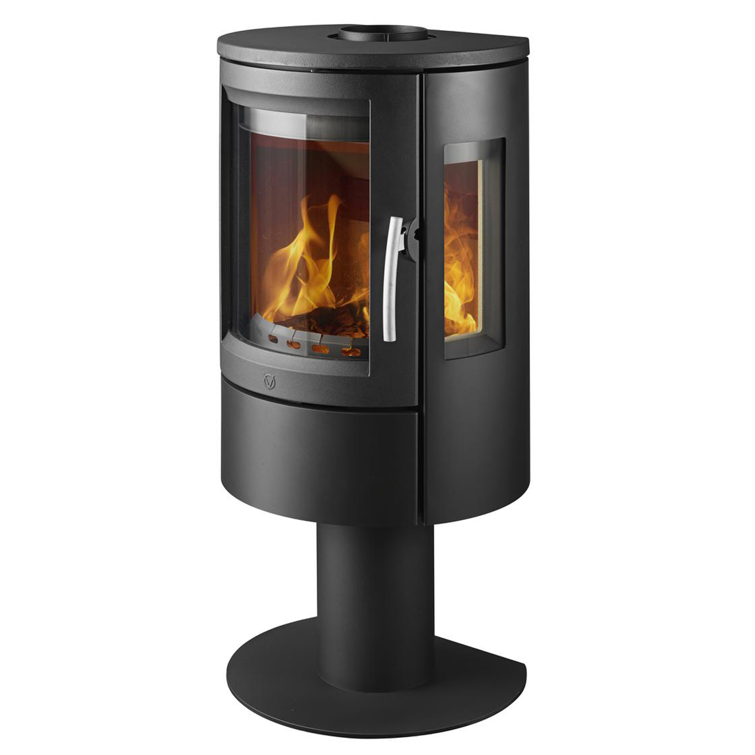 Varde Ovne Nice Air poêle à bois en acier noir