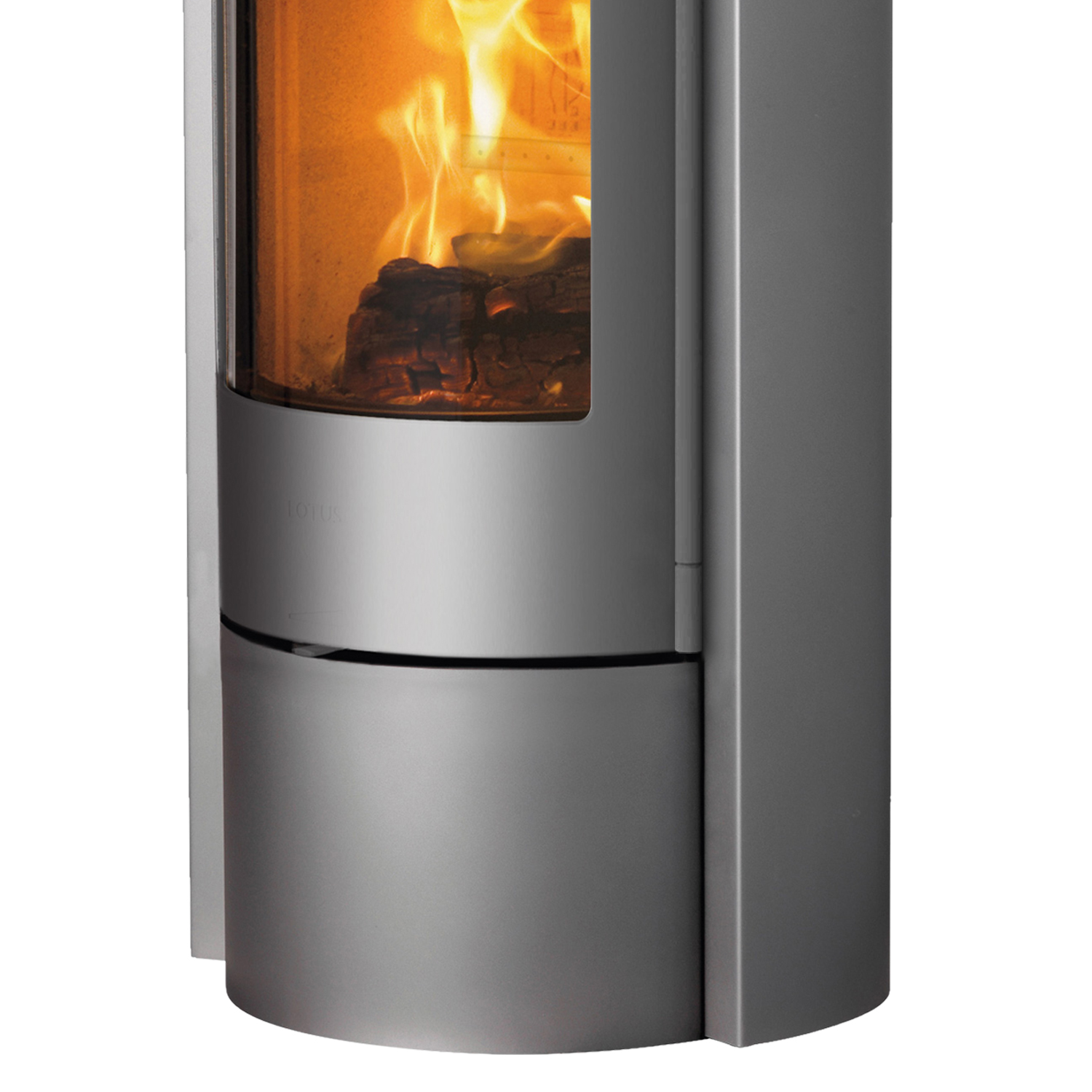 Poêle à bois Lotus Prestige MST Gris, sortie de fumée arrière