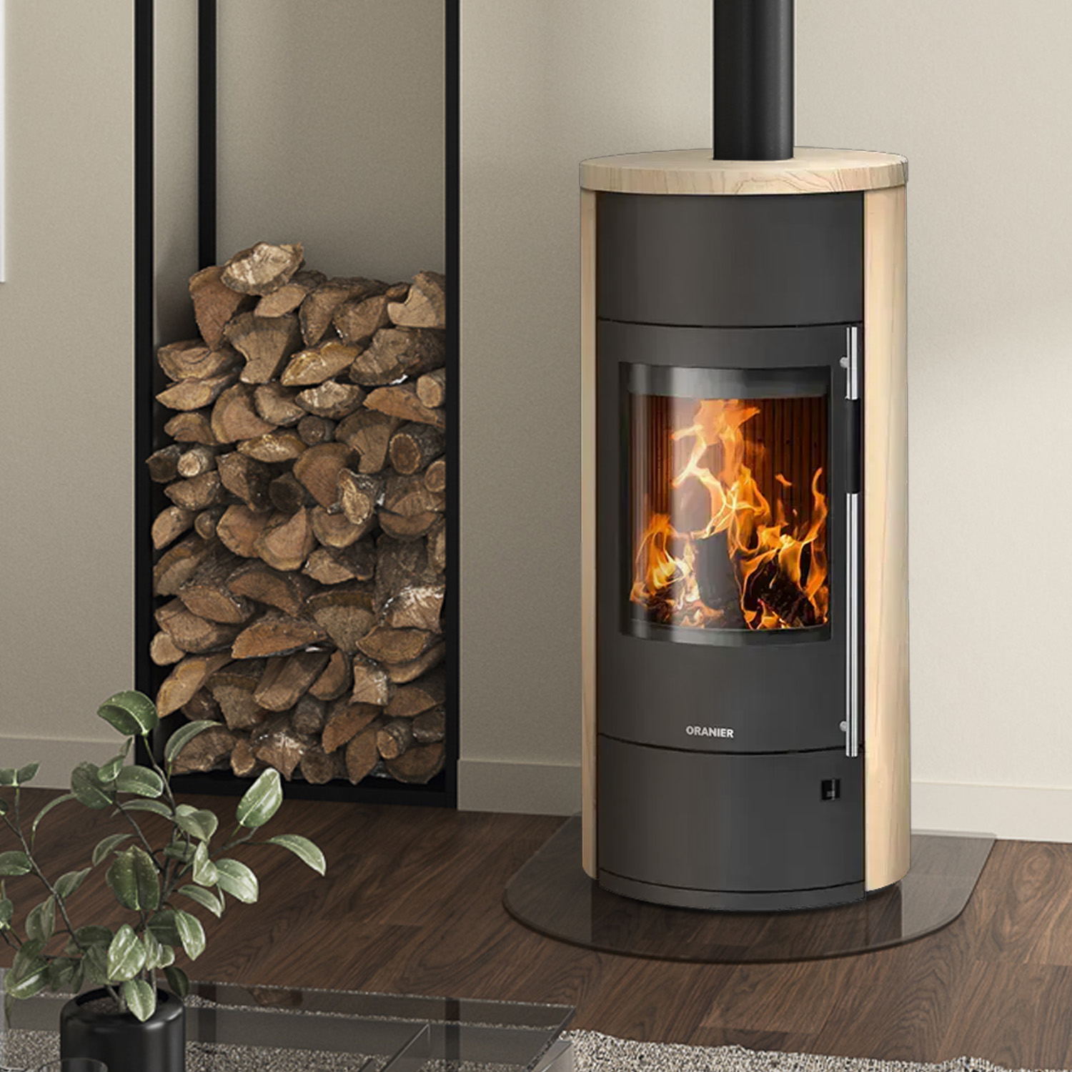 Oranier Polar Neo Aqua wasserführender Kaminofen