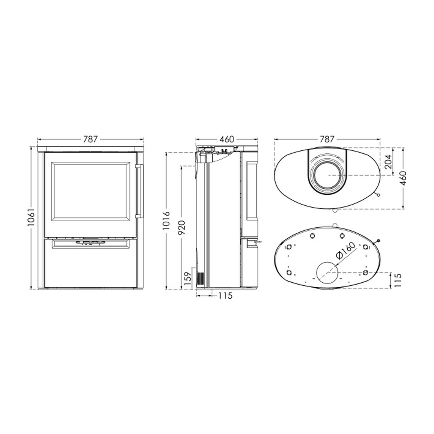 TermaTech TT55RS poêle à bois