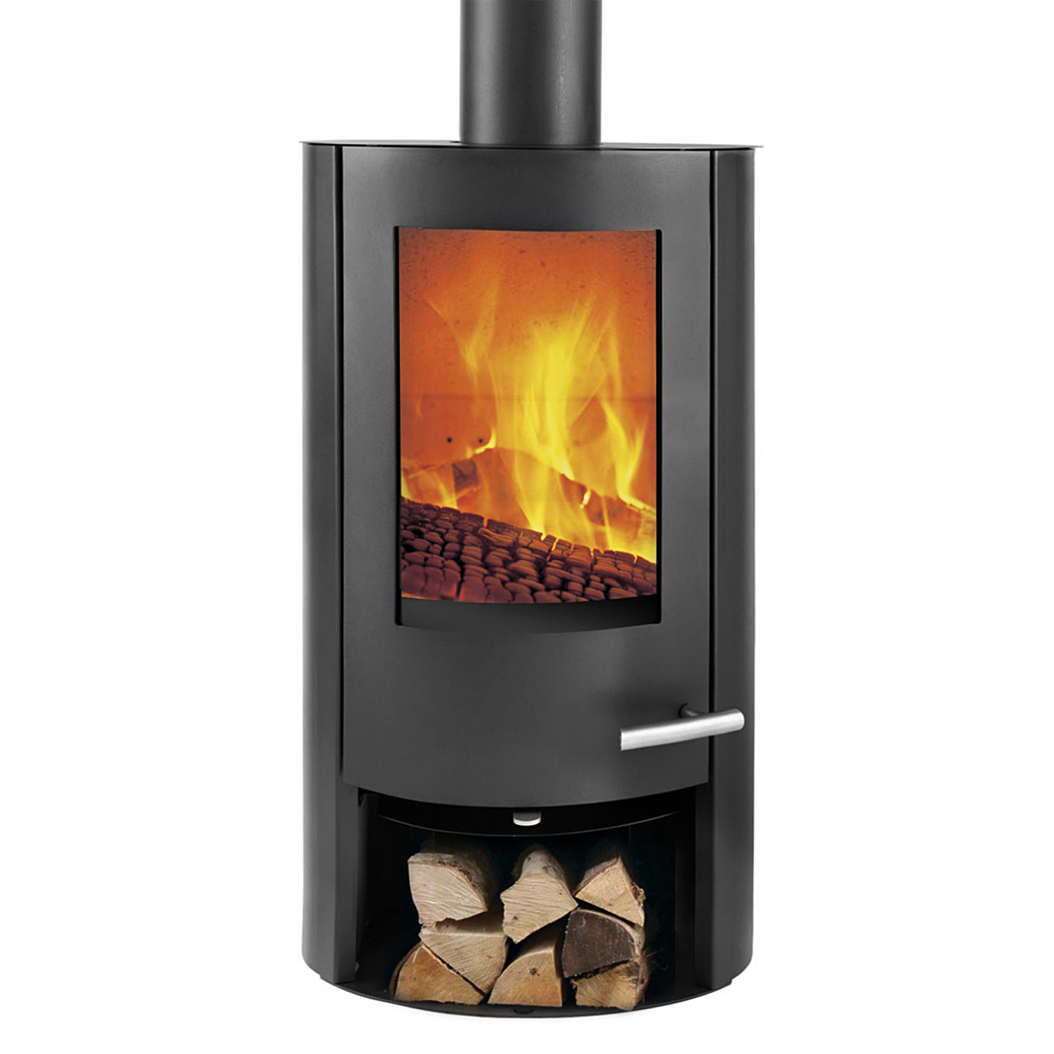 TermaTech TT20 Bazic R Poêle à bois Acier Noir