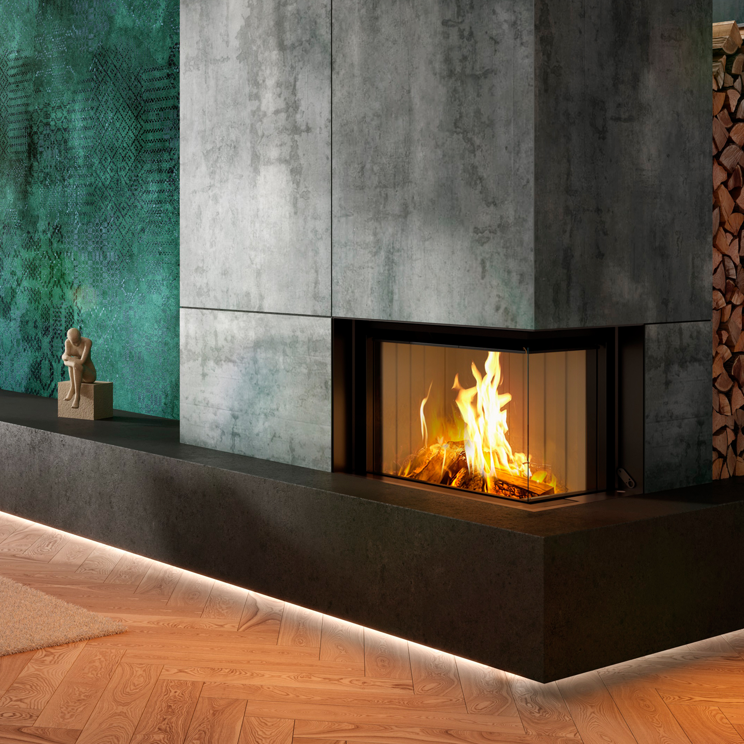 Spartherm Premium V-2R-68h Insert de cheminée RRA Ø 250 mm