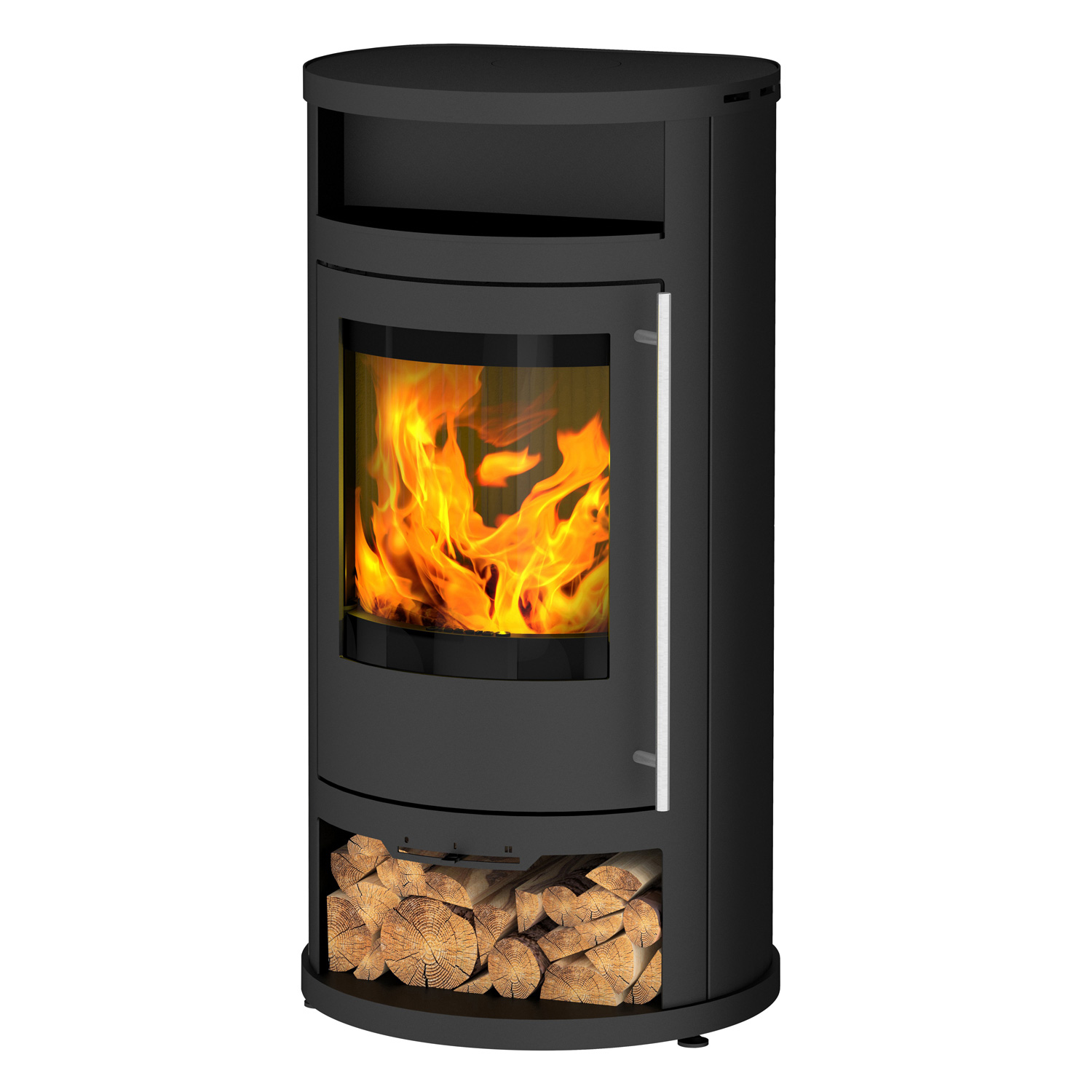 Olsberg Salado Compact Poêle à bois Acier Noir