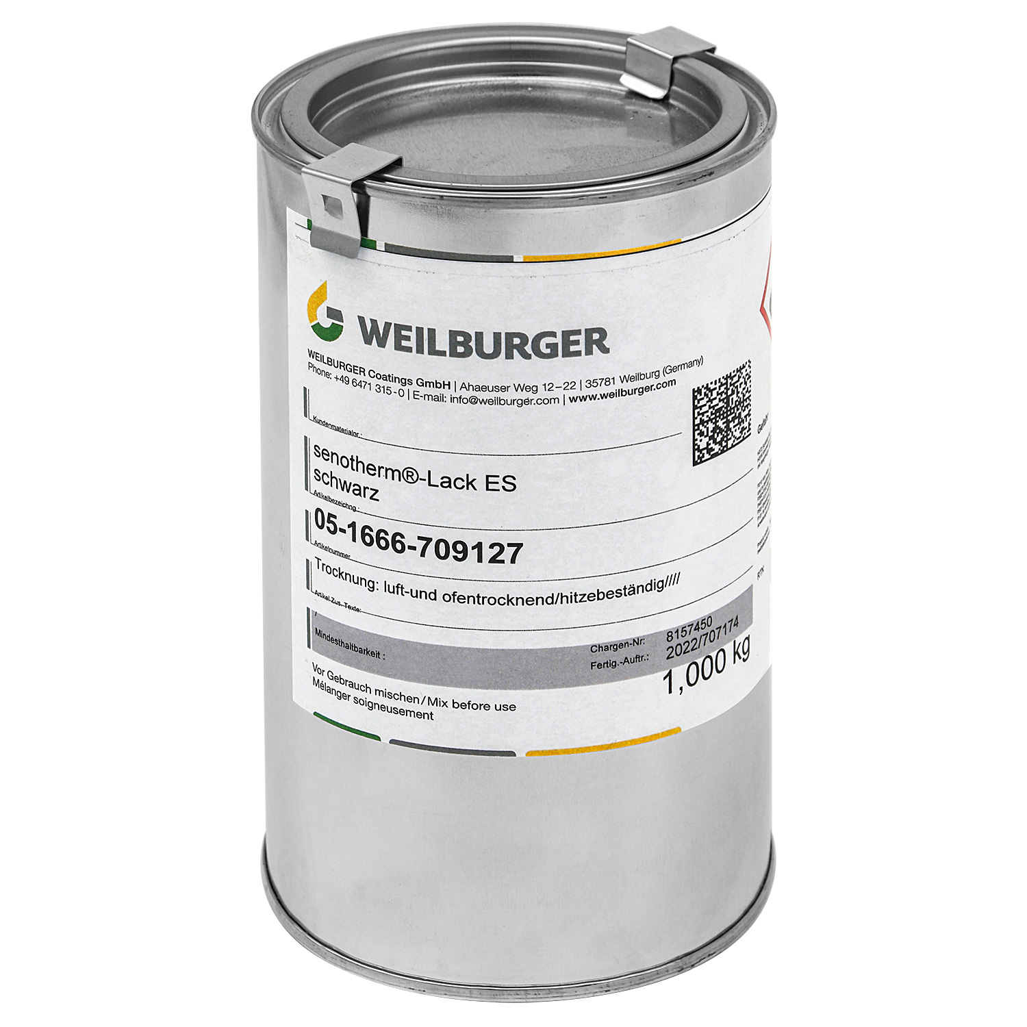 raik Peinture pour poêle 1 kg Senotherm Peinture Noire