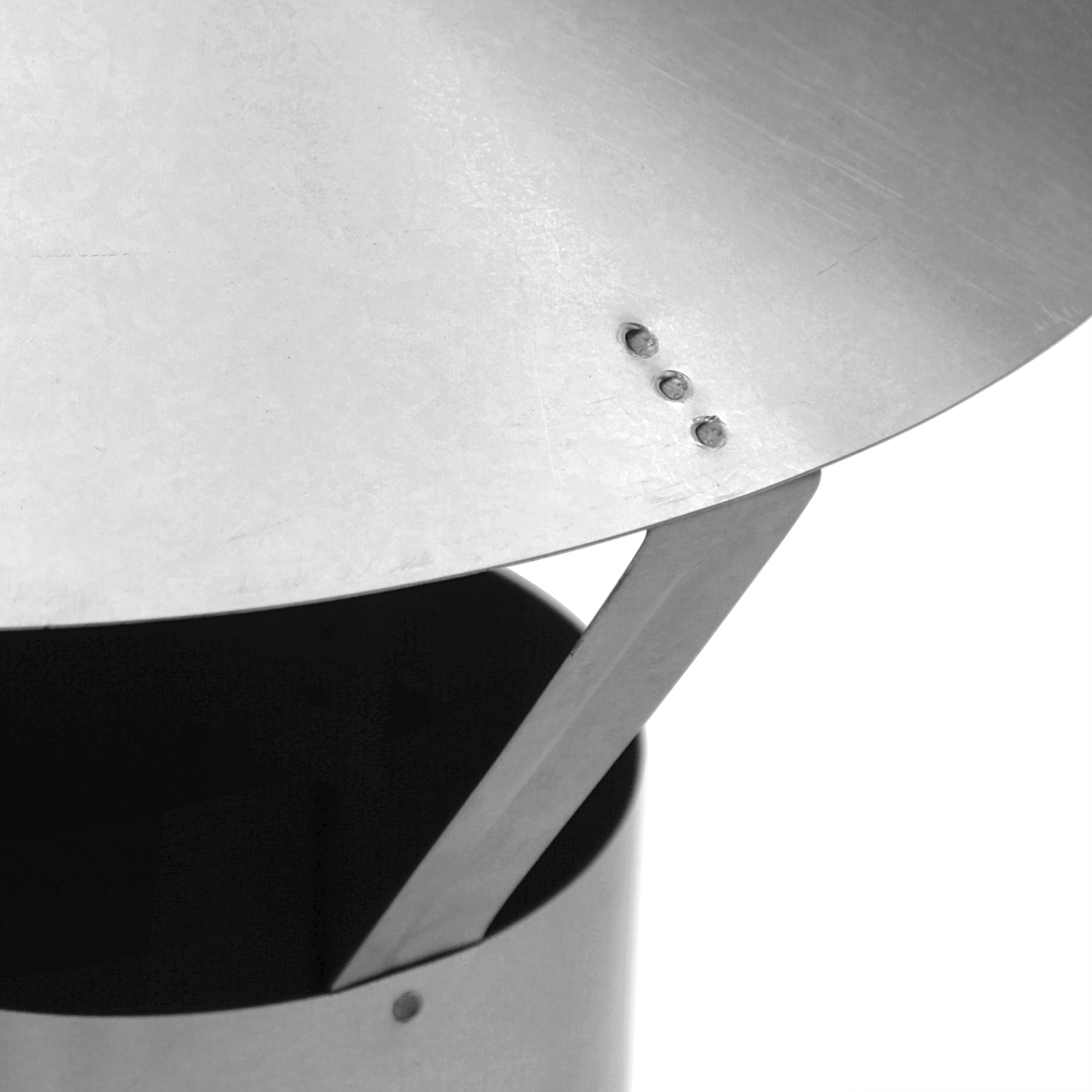 Raik Basic chapeau de pluie FAL 130mm EW pour tuyau de fumée / conduit de fumée