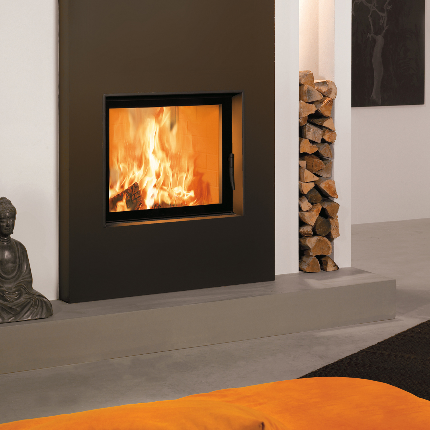 Spartherm Varia FD-4S RLU insert de cheminée à gauche