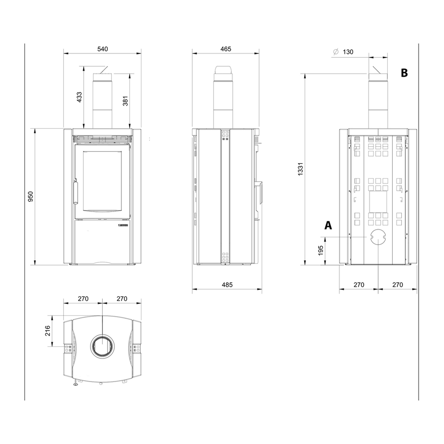 La Nordica ESTER 5.0 - Vulcan poêle à bois
