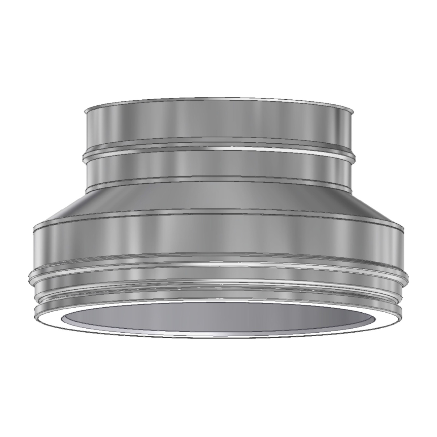 Schiedel extension ICS double paroi 180mm - 200mm brillant Schiedel extension ICS double paroi 180mm - 200mm brillant