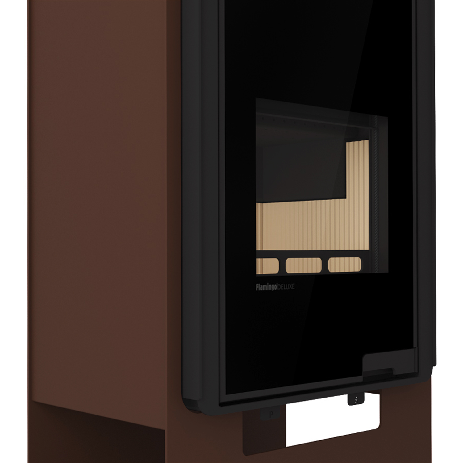 HS Flamingo Deluxe Singa Poêle à bois Marron