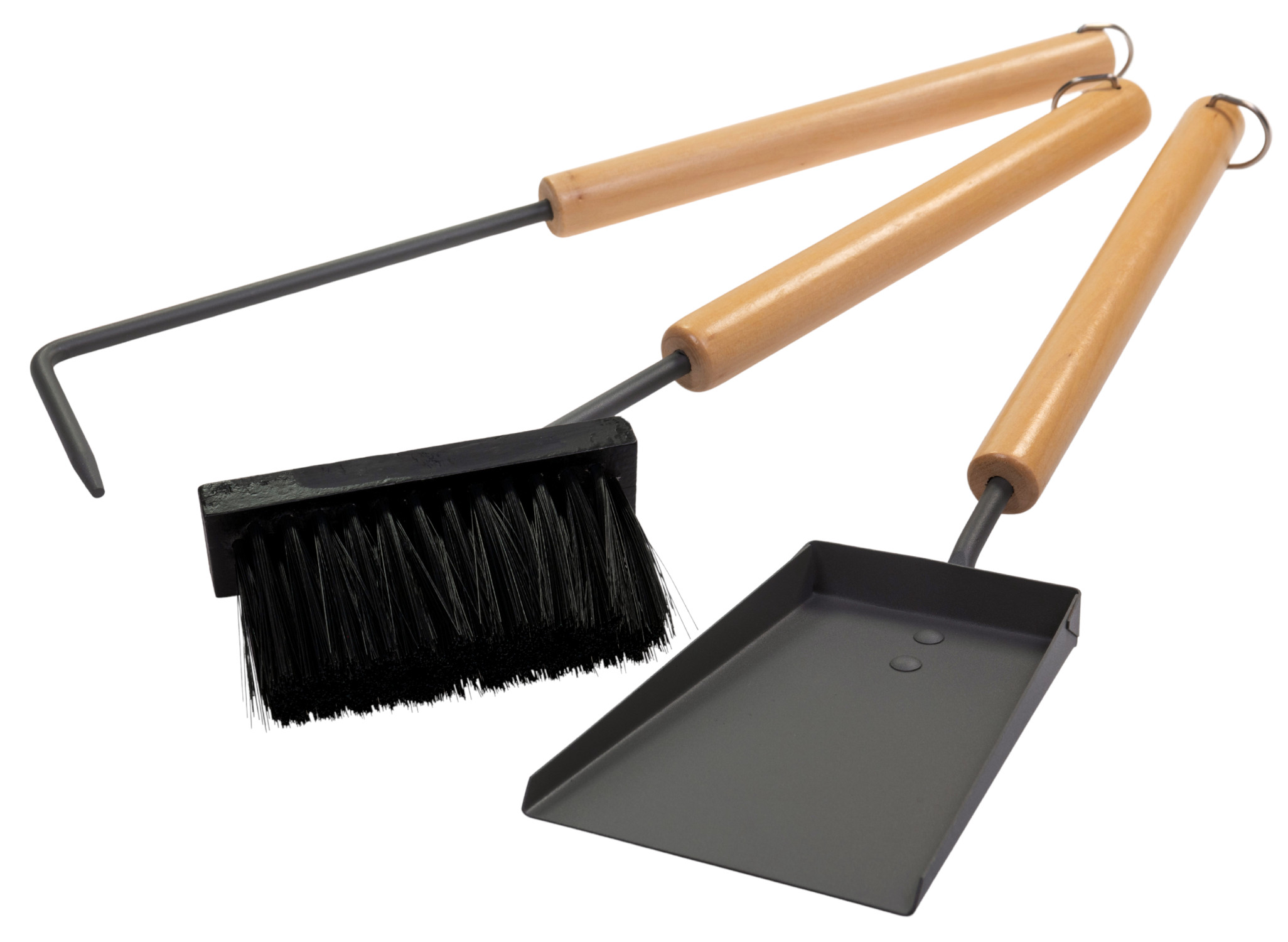 Raik Kaminbesteck Magnus Set 4-teilig Anthrazit
