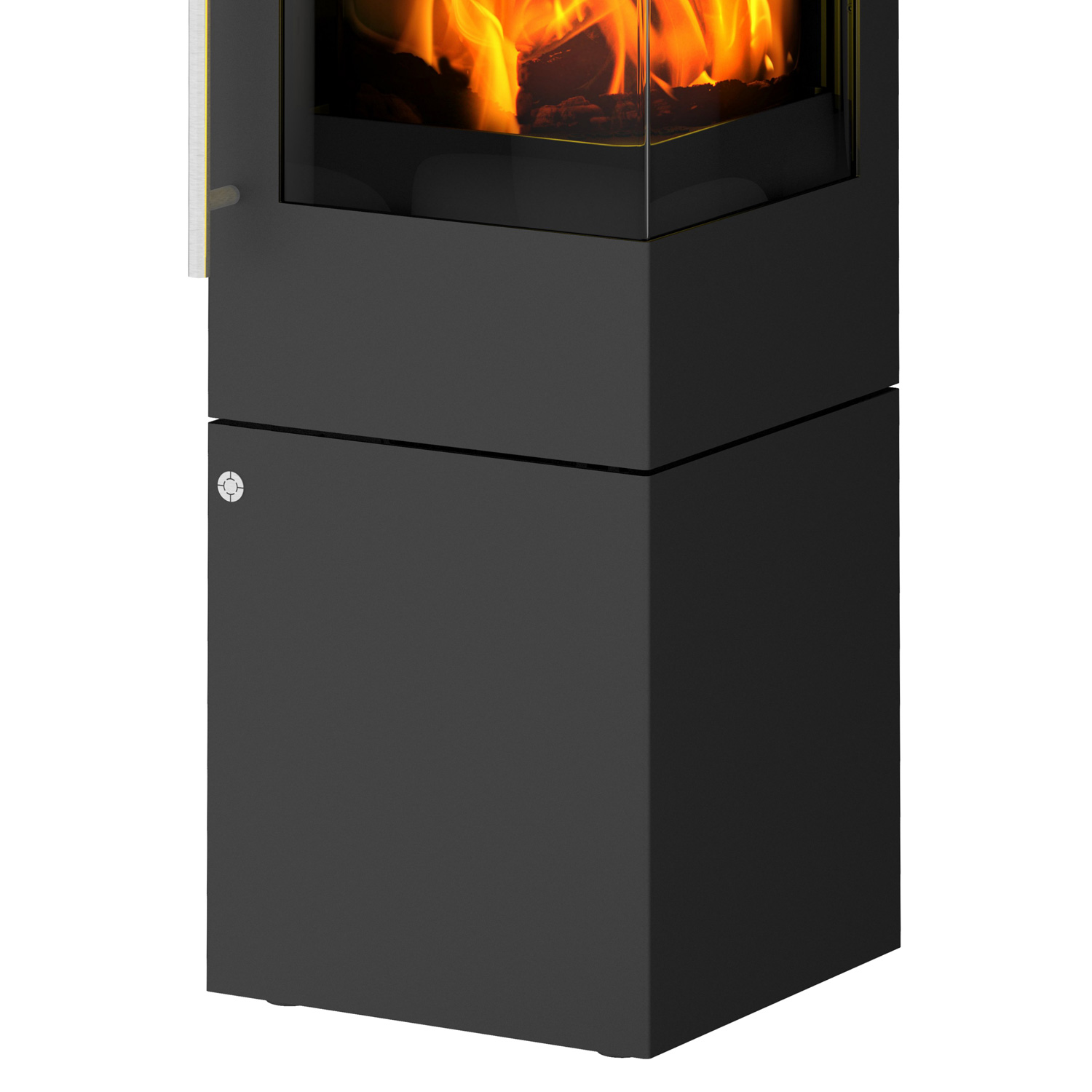 Olsberg Ipala Smart Compact poêle à bois avec ouverture de porte à droite