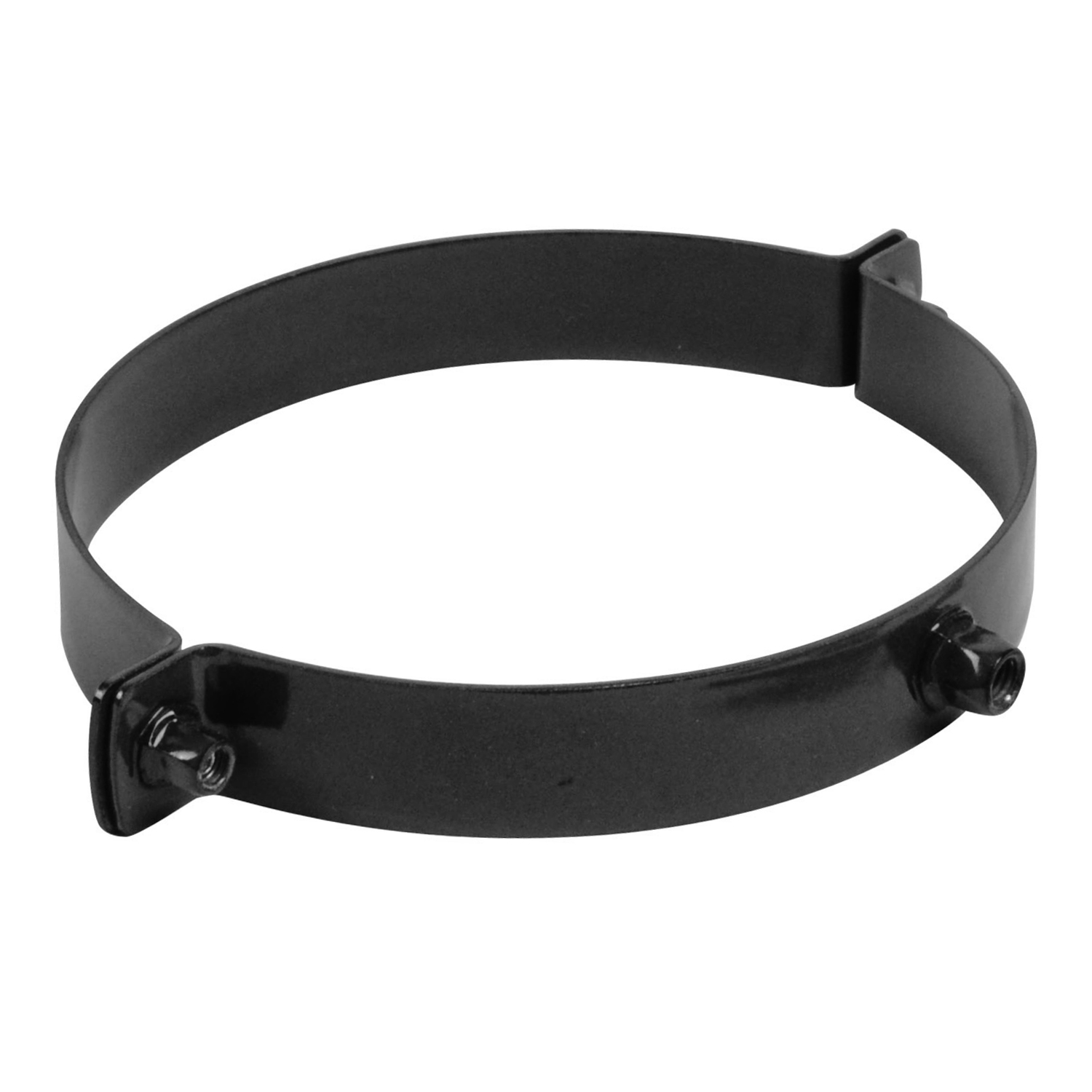 Raik Tuyau de Fumée / Tuyau de Poêle Émaillé 150mm - Collier de Serrage Noir
