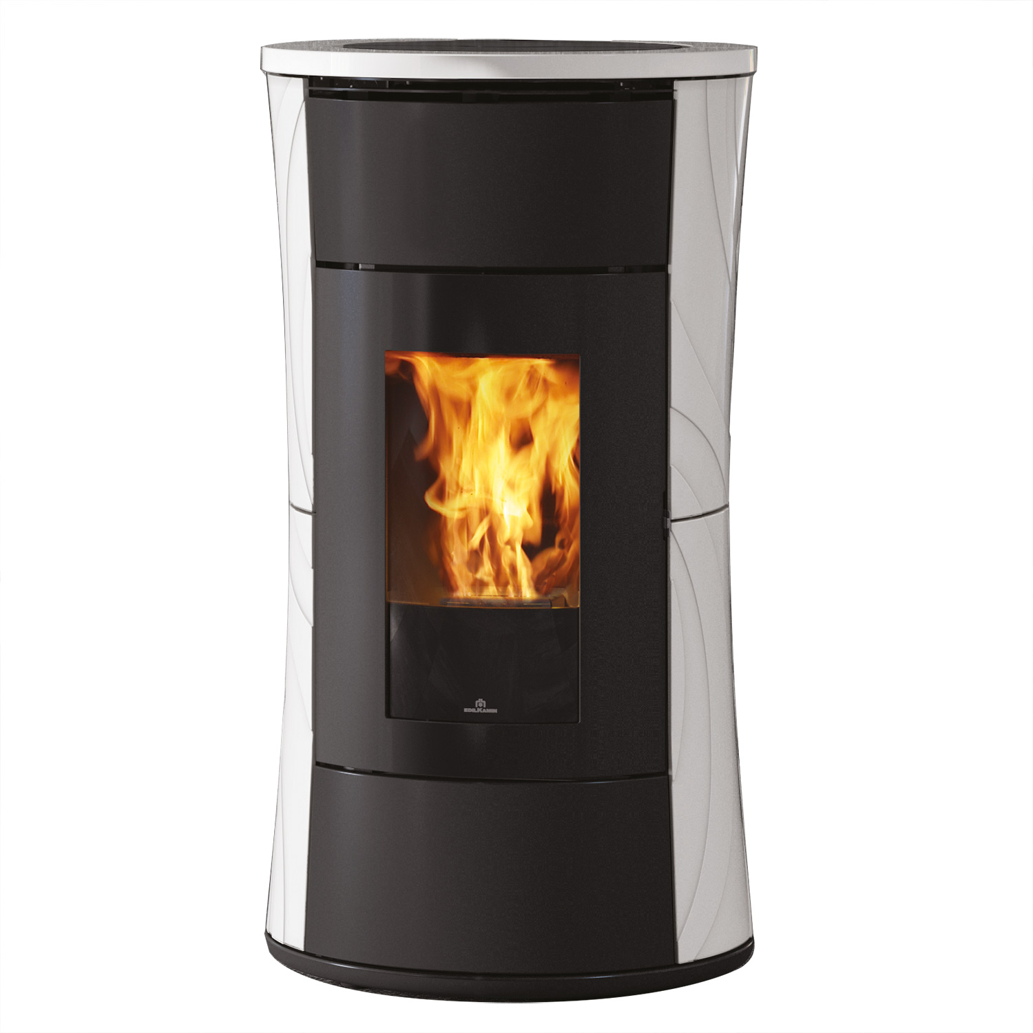 Edilkamin Cherie 9 EVO poêle à granulés céramique blanc Edilkamin Cherie 9 EVO poêle à granulés céramique blanc