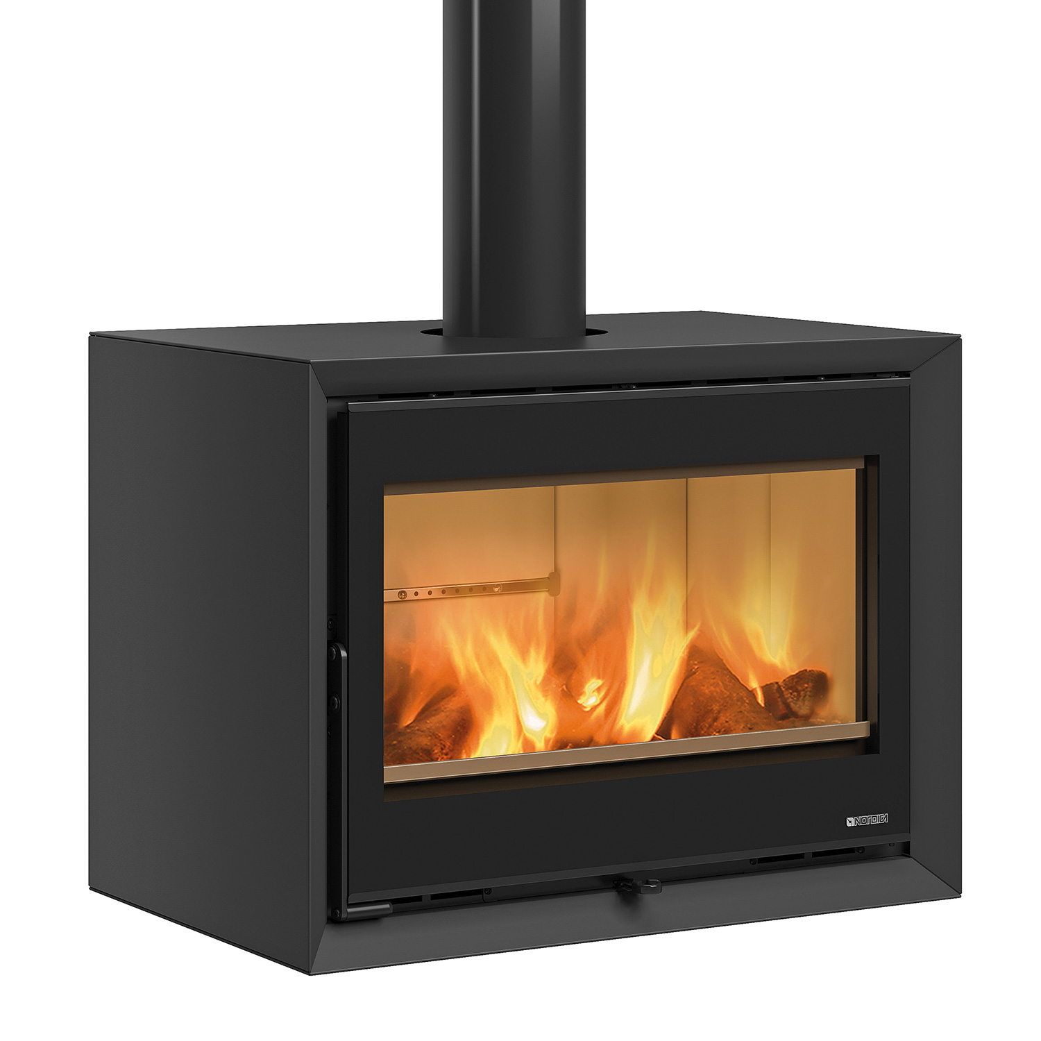 La Nordica Prestige Line Dante Poêle à bois Acier Noir Mat