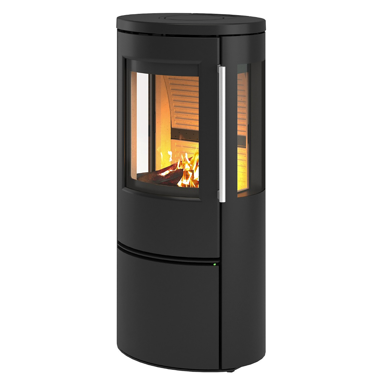 TermaTech TT23RG A-Flame Poêle à bois Acier Noir