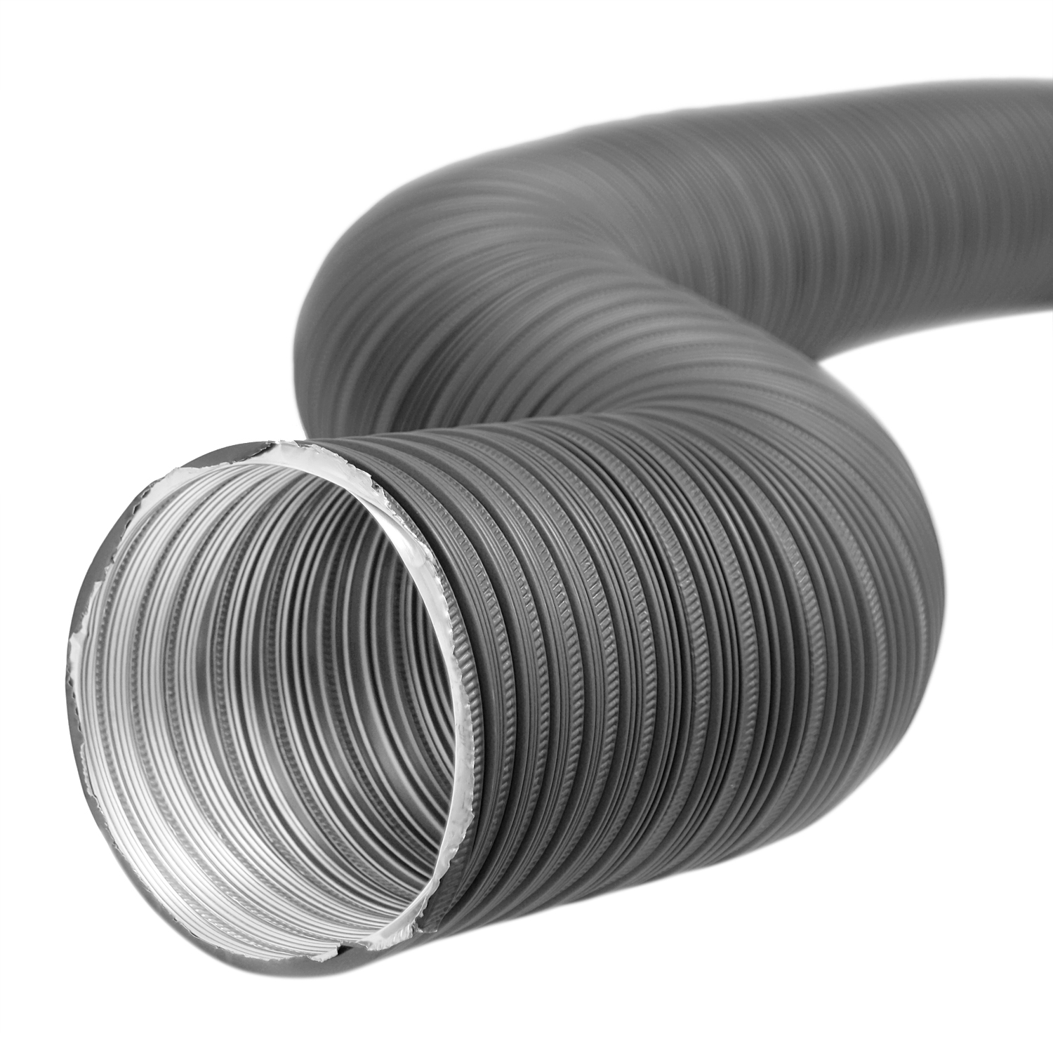 Raik Color Flex tuyau flexible en aluminium noir Ø 100 mm longueur 1,5 m, pour raccordement à l'air extérieur Raik Color Flex tuyau flexible en aluminium noir Ø 100 mm longueur 1,5 m, pour raccordement à l'air extérieur
